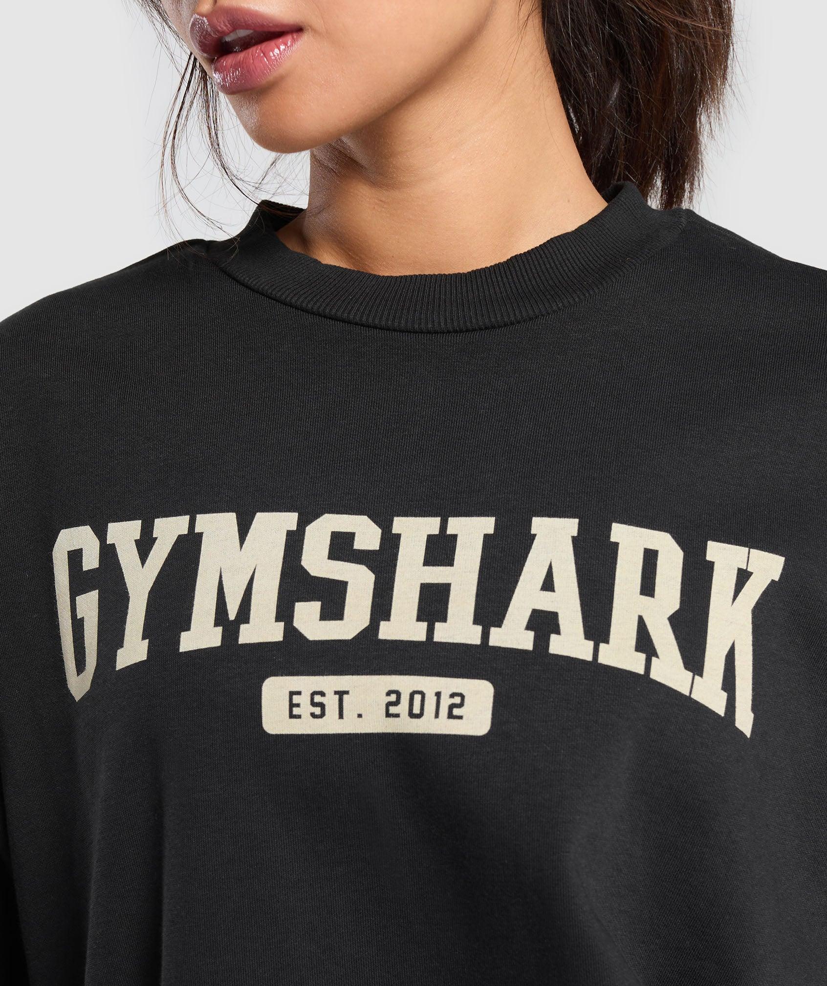 Collegiate Lifestyle Oversized Sweatshirt Product Image