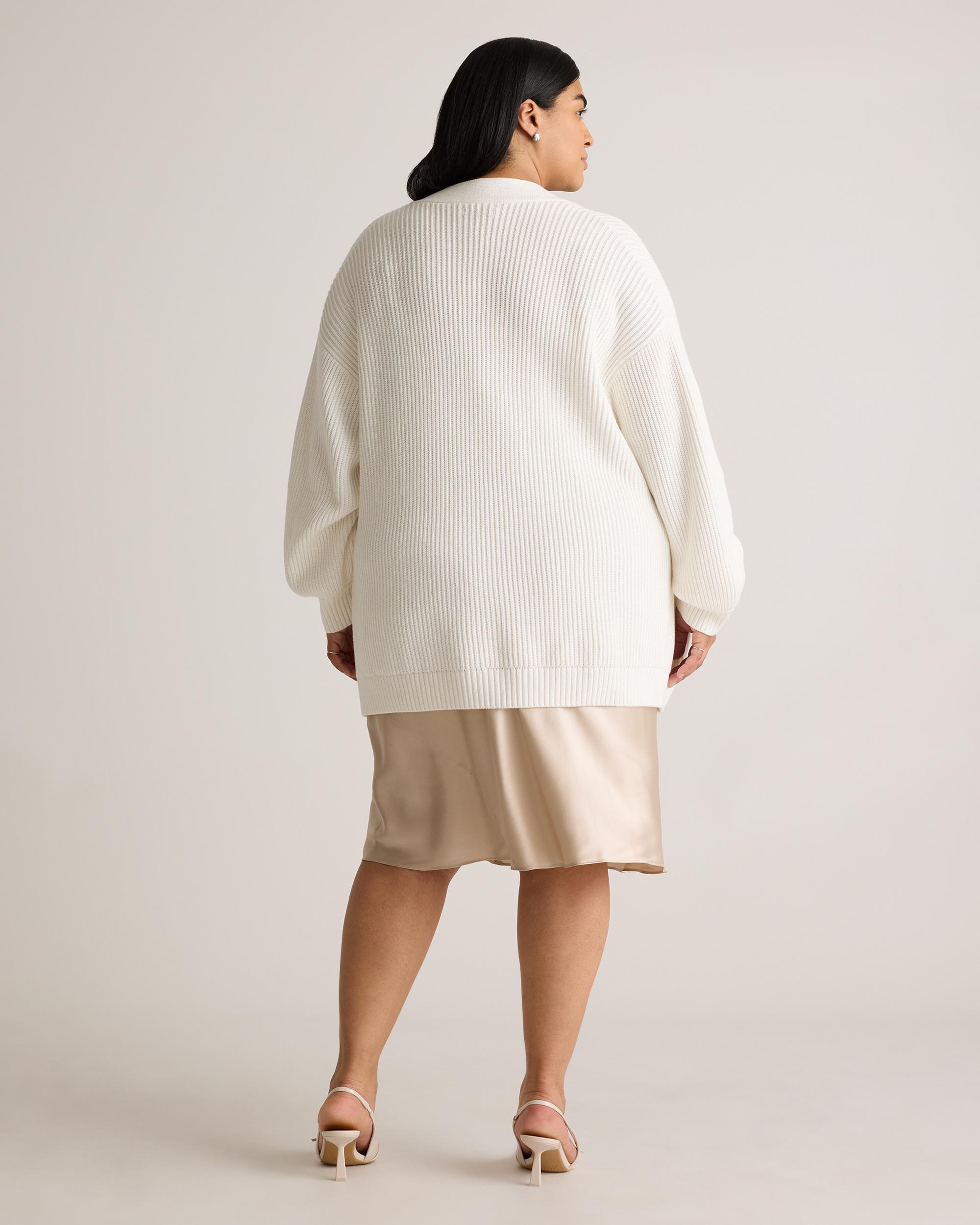 Quince | Women's Oversized Cardigan Sweater Organic Cotton Product Image