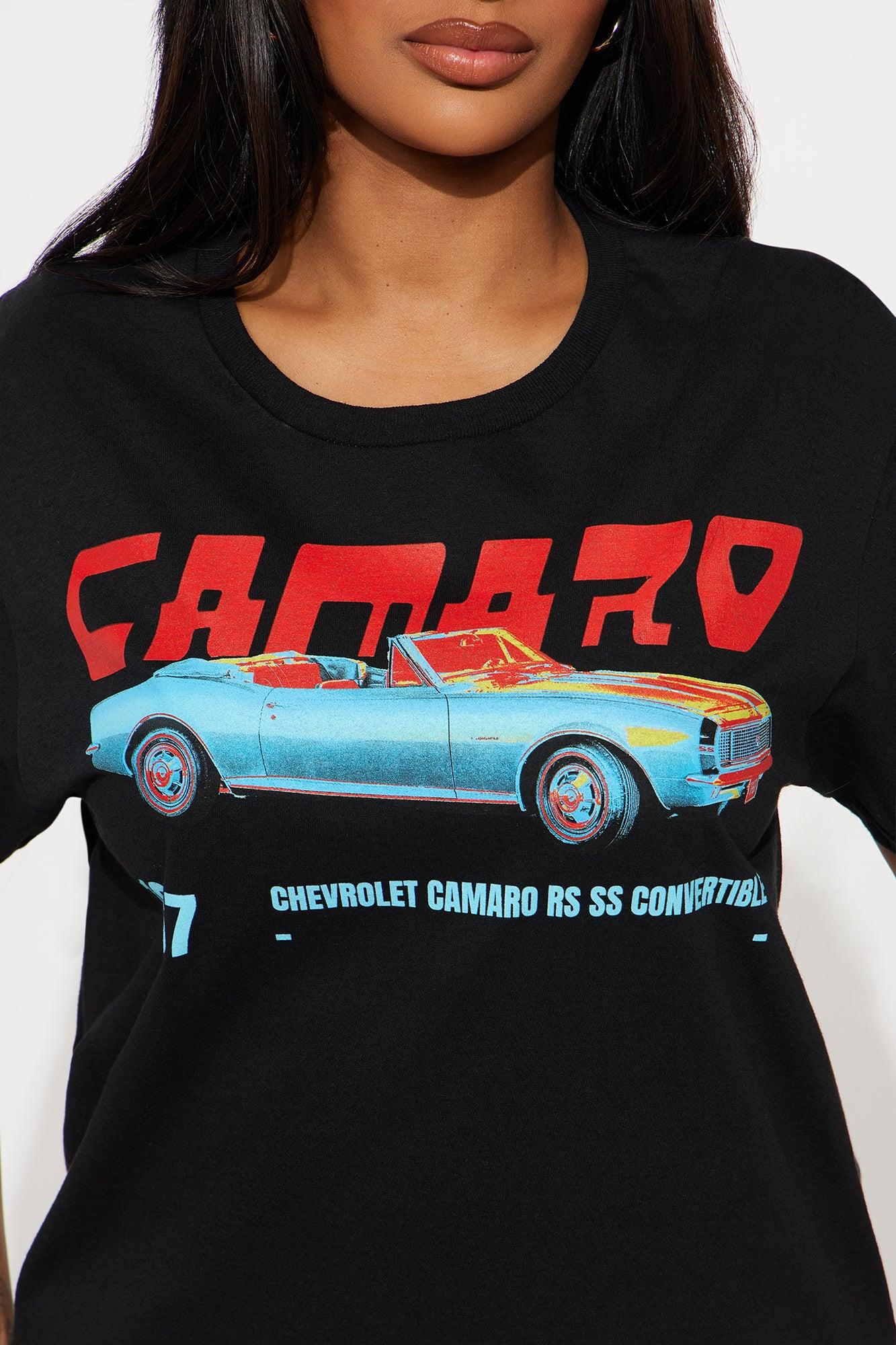 Camaro Multi Hit Oversized Tee - Black Female Product Image