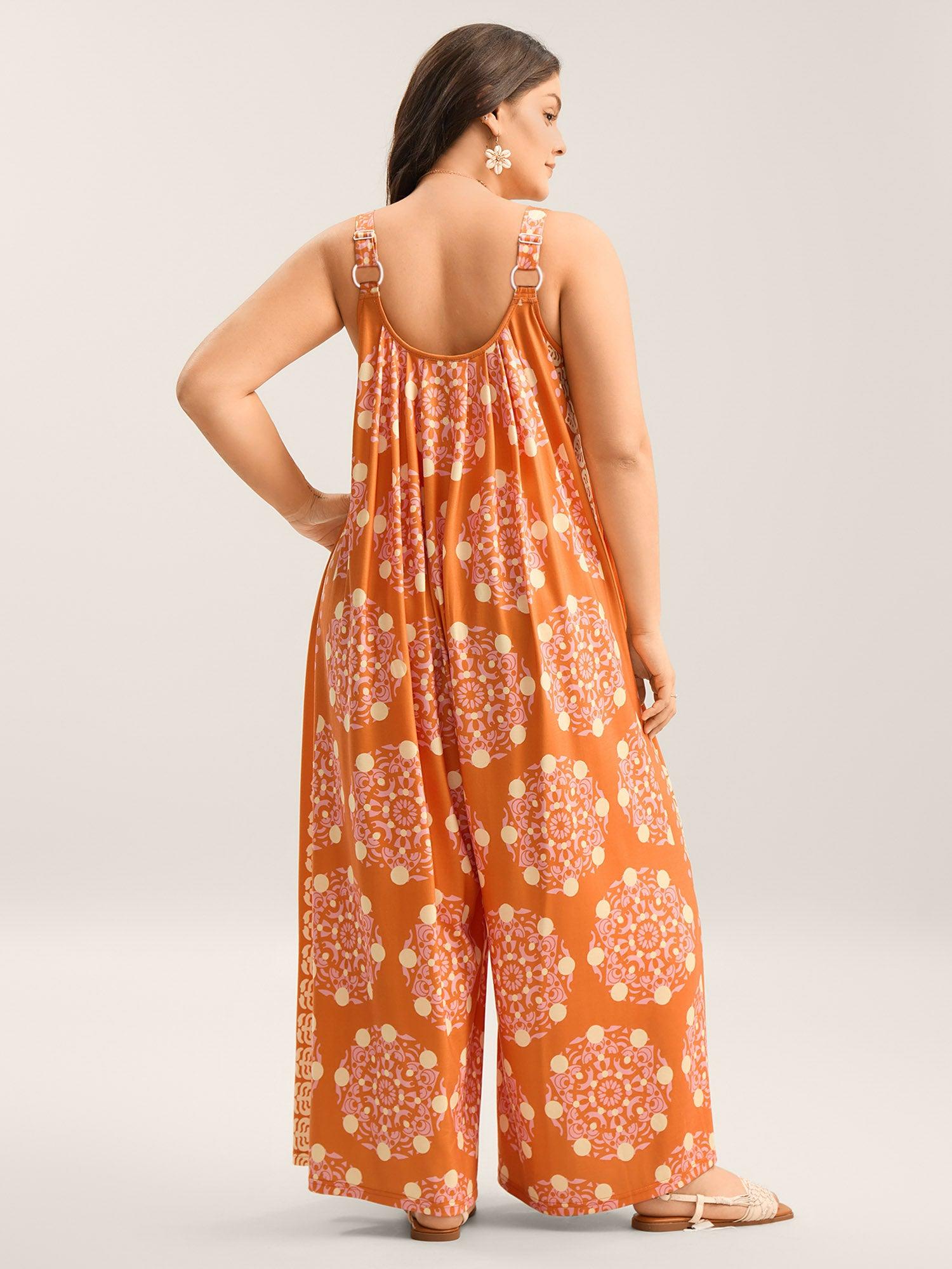 Sunkissed Stretchy Adjustable Strap Jumpsuit Female Product Image