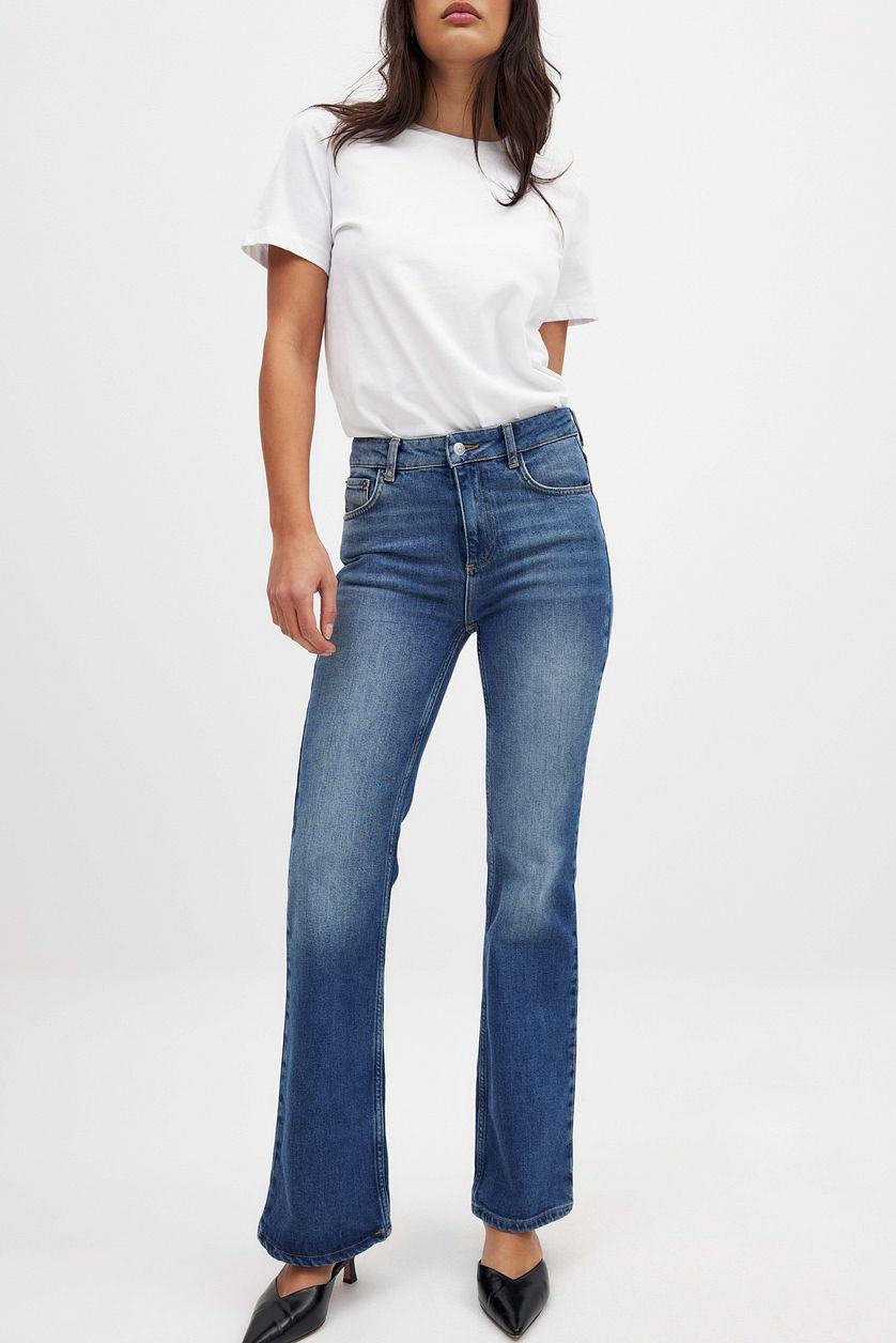 High Waist Flared Denim Product Image