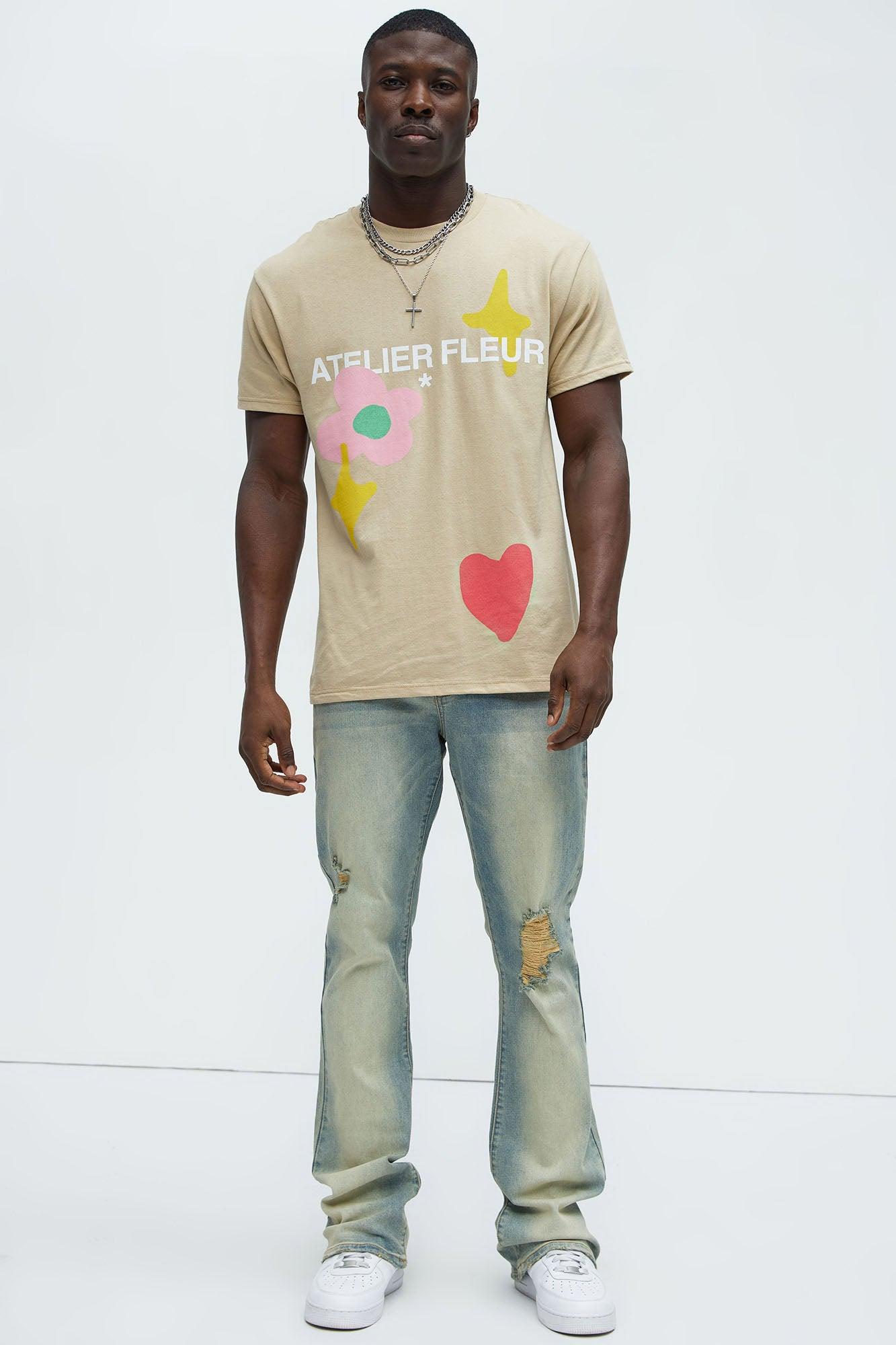 Official Atelier Fleur Short Sleeve Tee - Sand Product Image