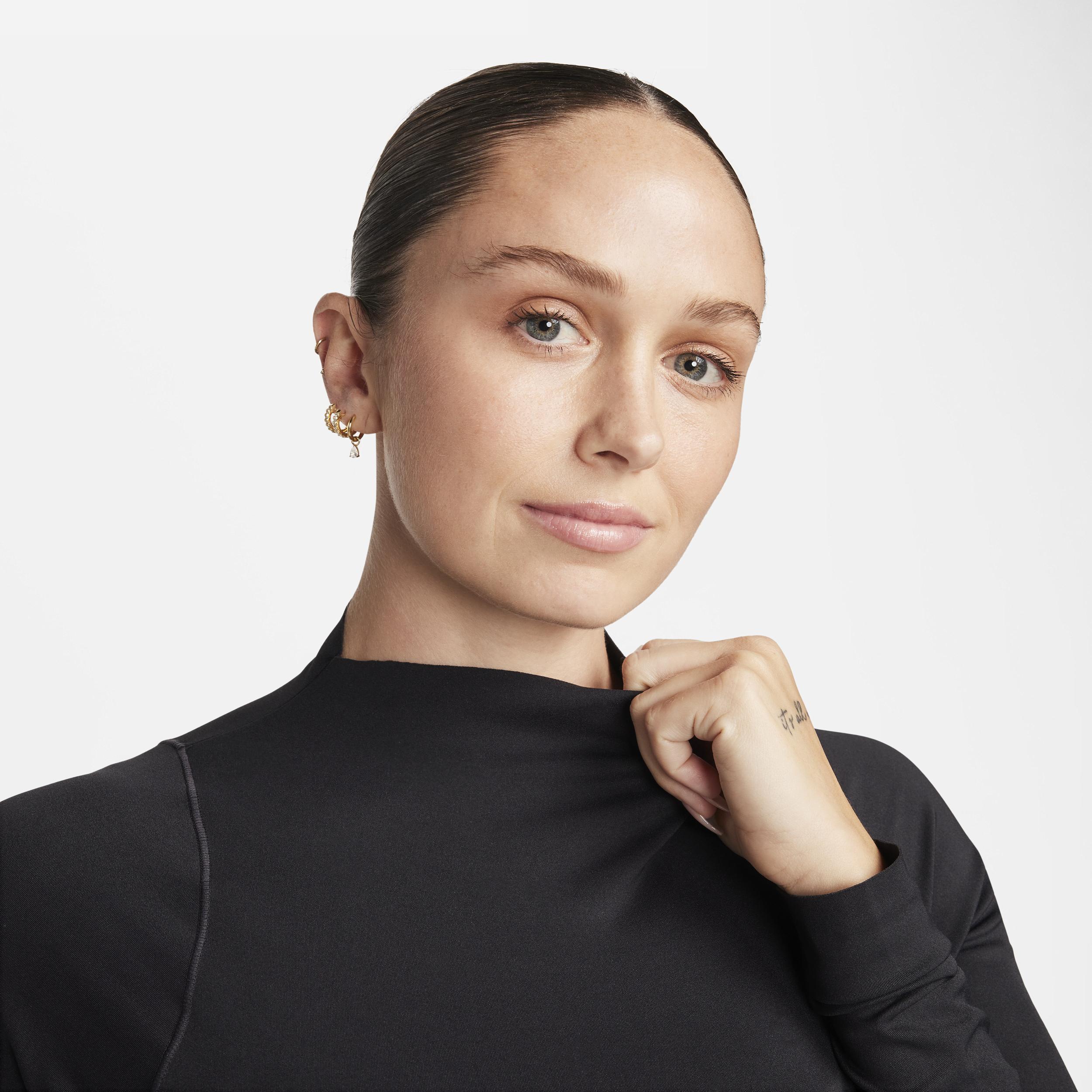 Nike Womens Zenvy Dri-FIT Long-Sleeve Top | FN3022-010 Product Image