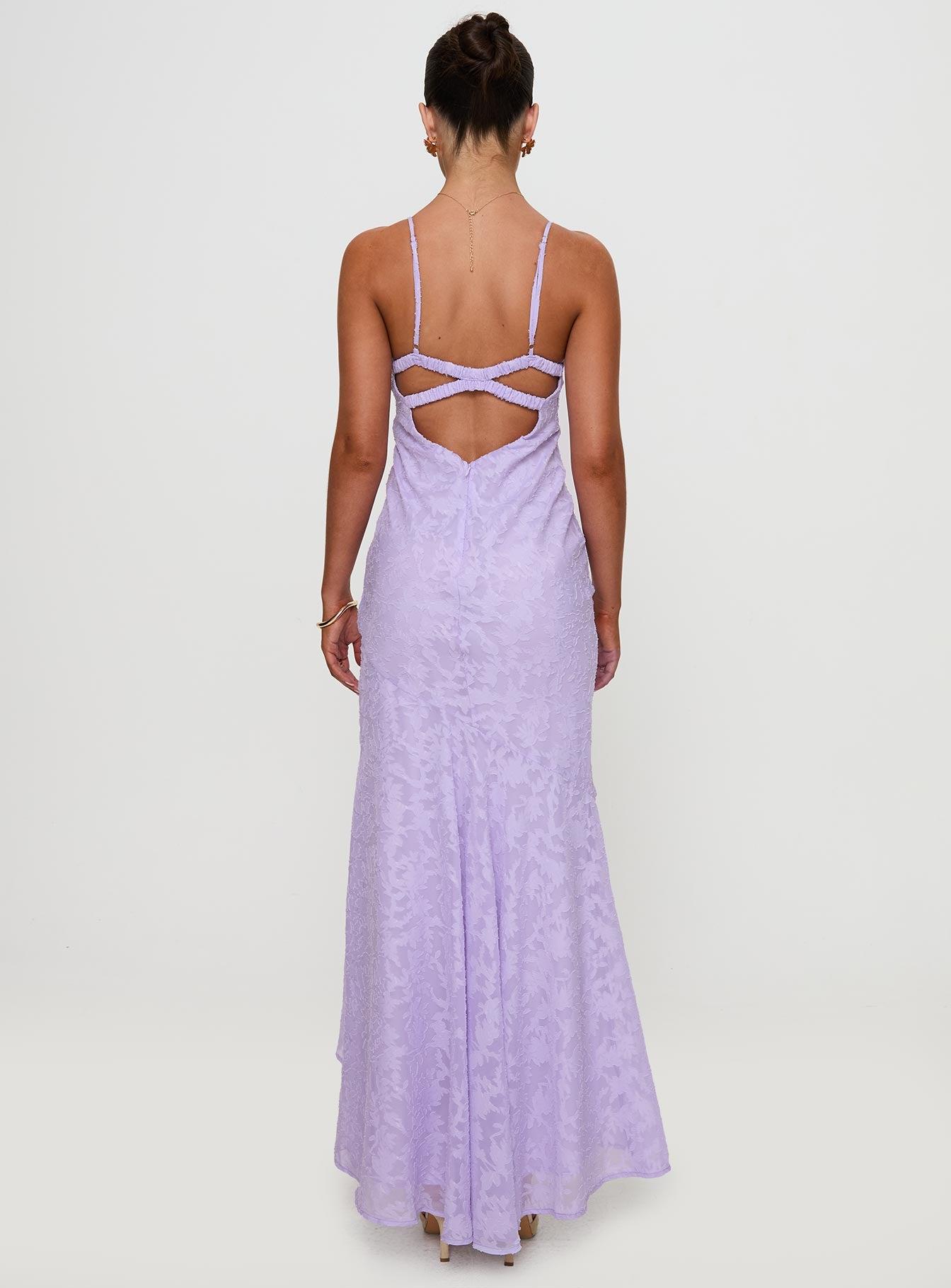 Cyrene Maxi Dress Lilac Product Image