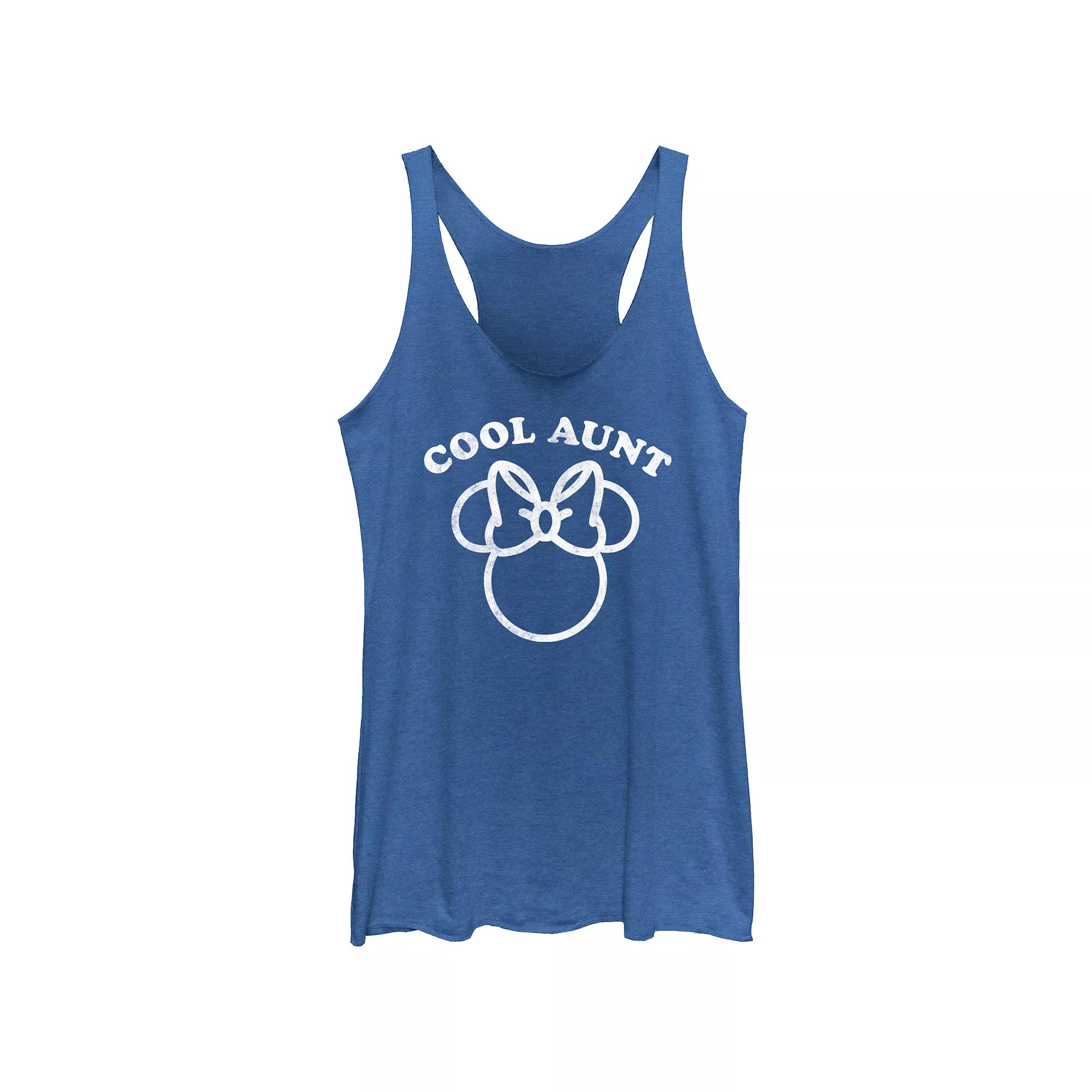 Disney's Minnie Mouse Cool Aunt Women's Racerback Tank Top,  Product Image