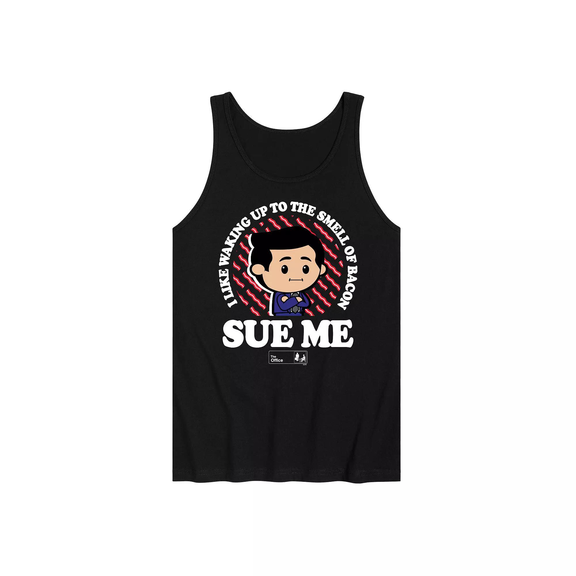 Men's The Office Bacon Sue Me Tank Top,  Product Image