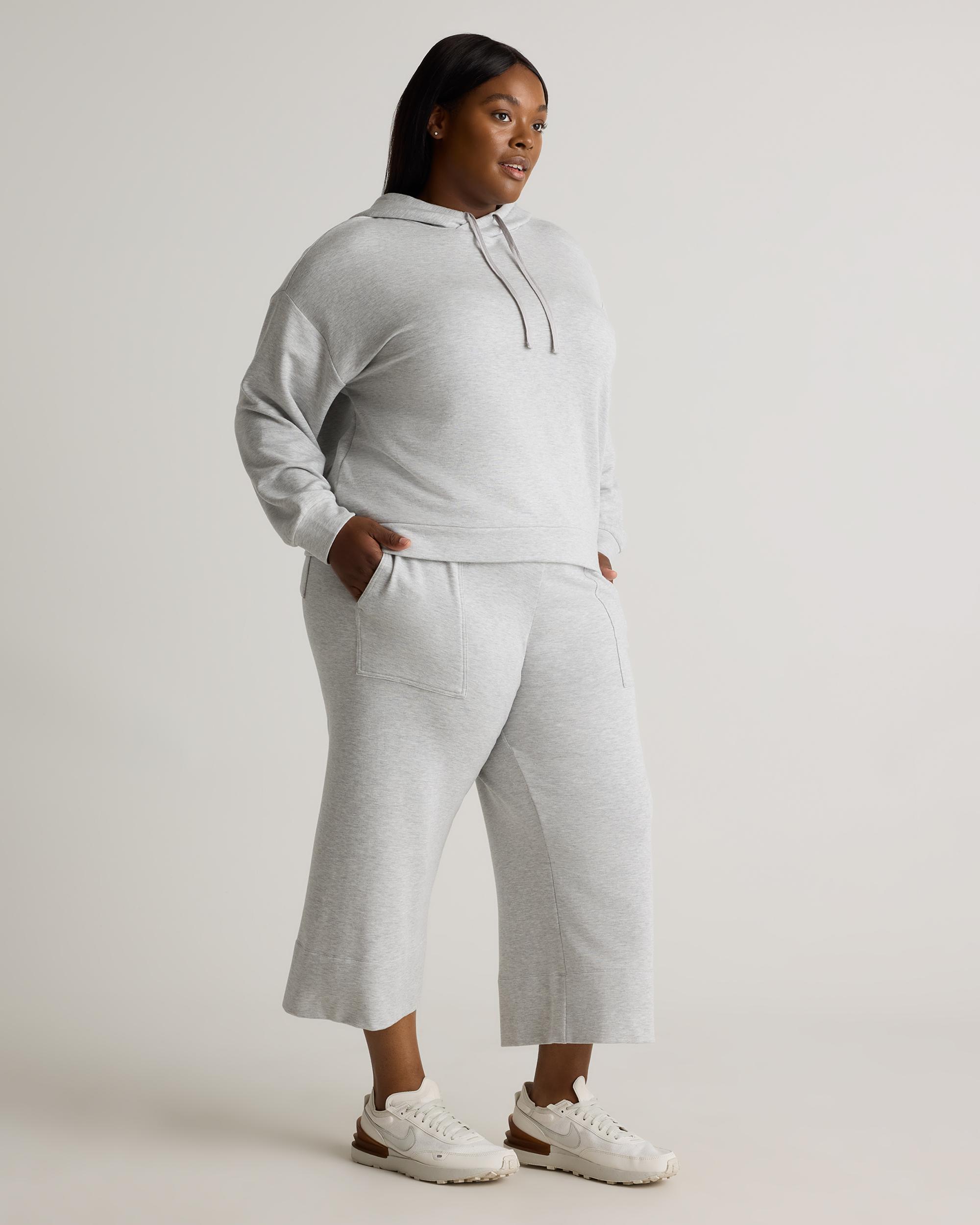 Quince | Women's SuperSoft Fleece Pullover Hoodie Lenzing Modal Product Image