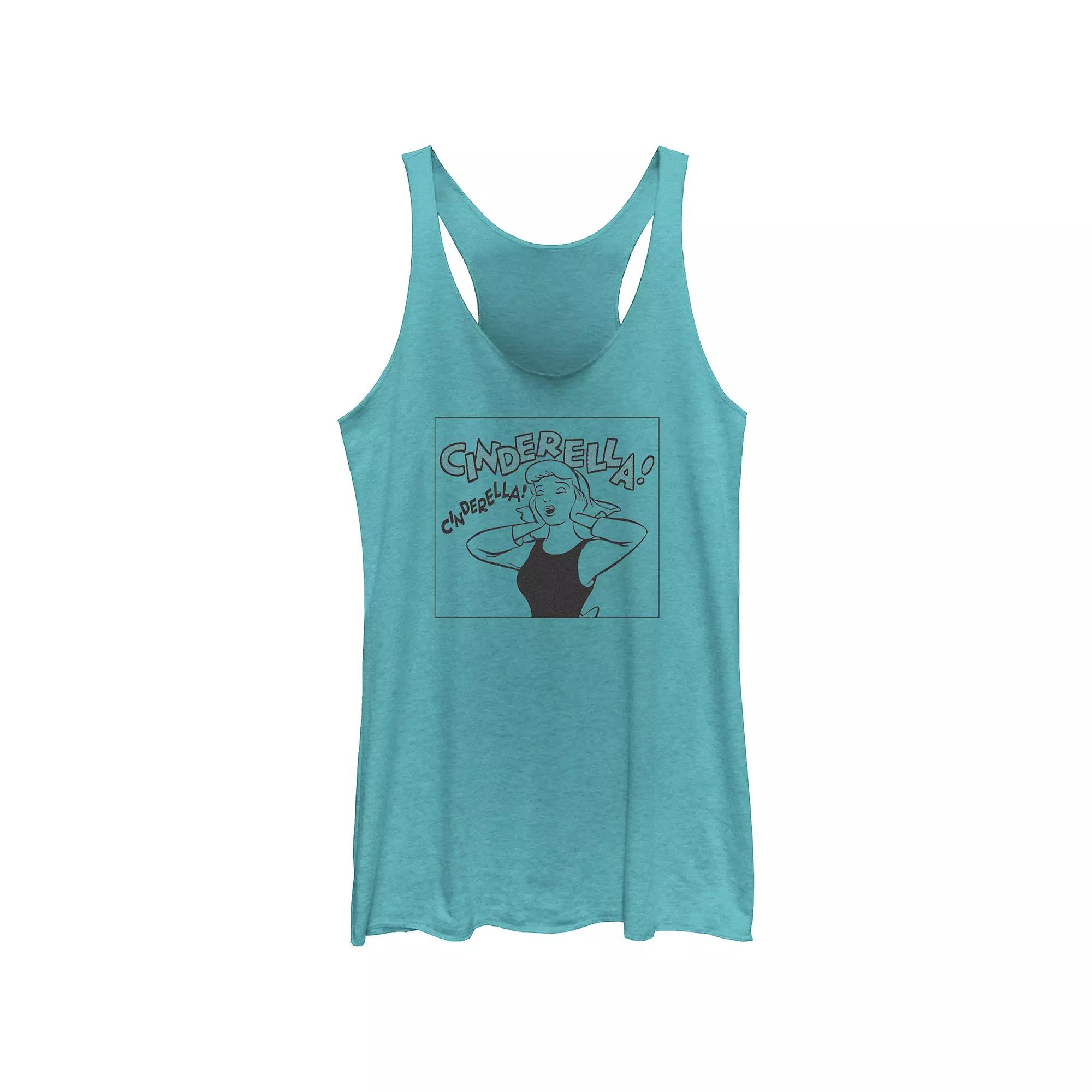 Disney's Lilo & Stitch Not Today Tri-Blend Juniors' Racerback Graphic Tank, Girl's,  Product Image