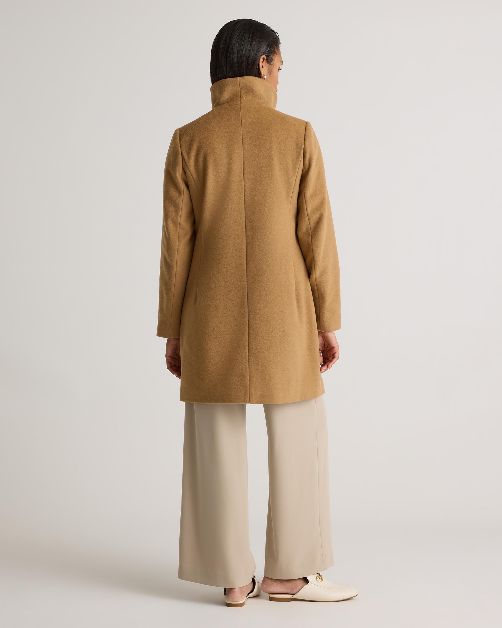 Quince | Women's Italian Wool Cocoon Coat Wool/Nylon Product Image
