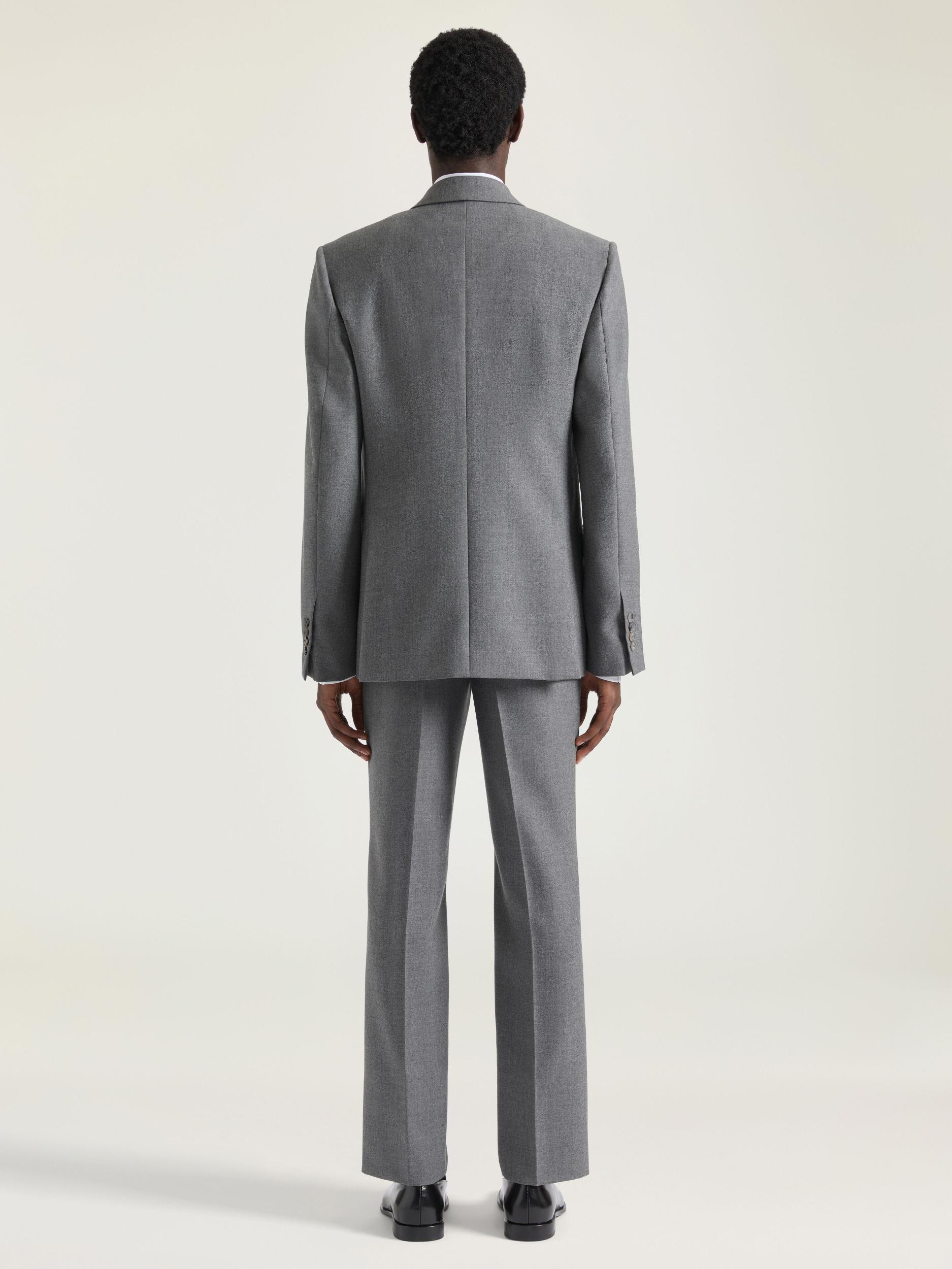 Straight leg tailored trousers in flannel Product Image