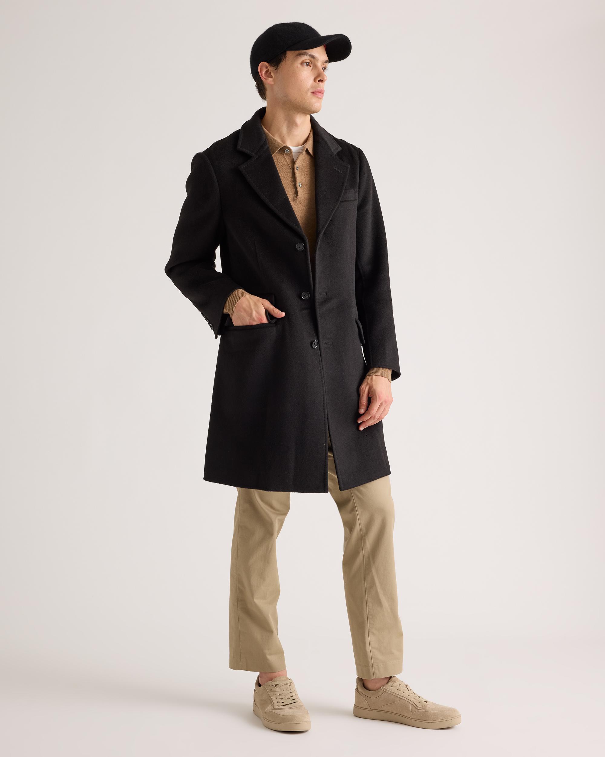Quince | Men's 100% Mongolian Cashmere Double-Faced Overcoat Product Image