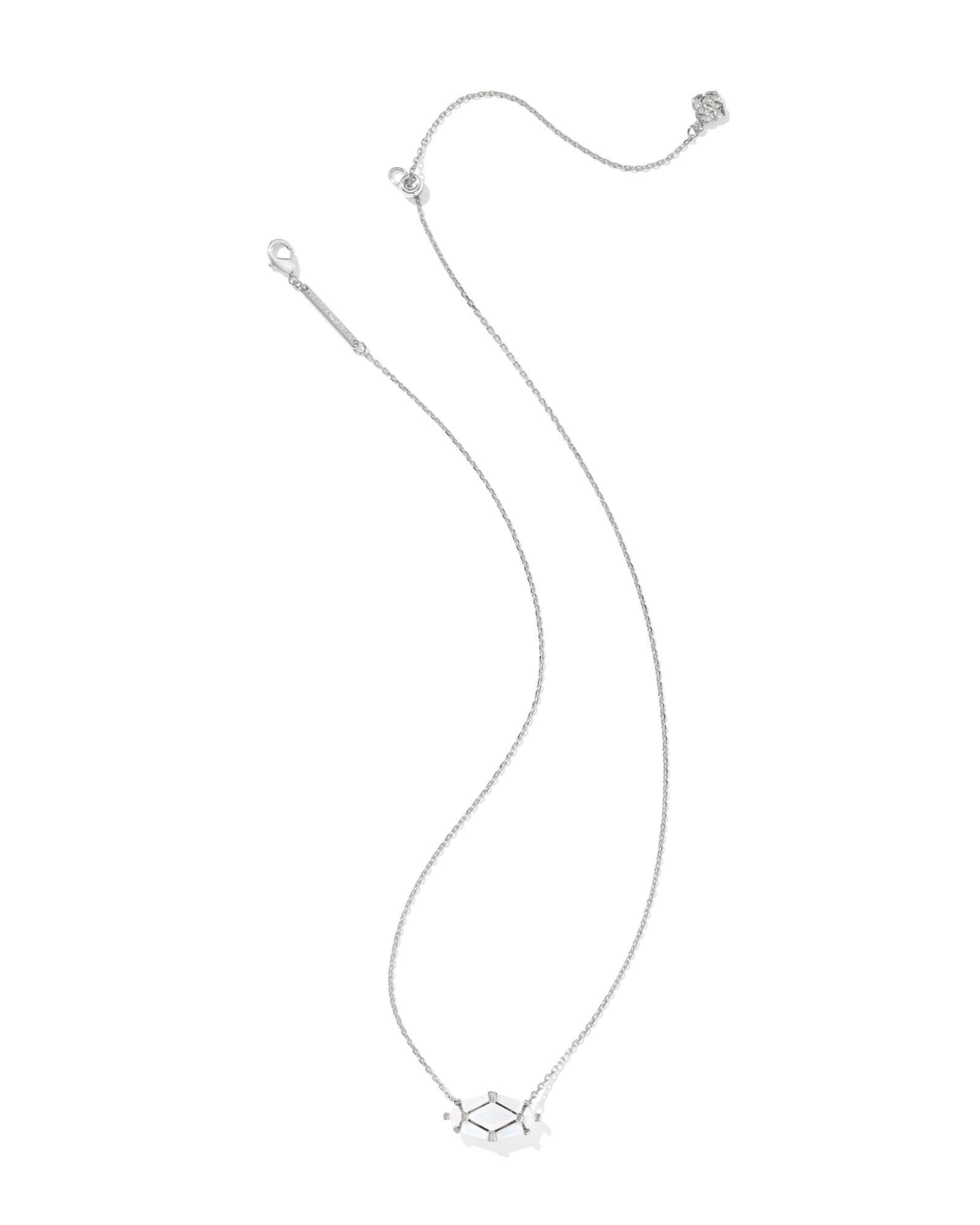 Lindy Rae Elisa Silver Short Pendant Necklace Product Image