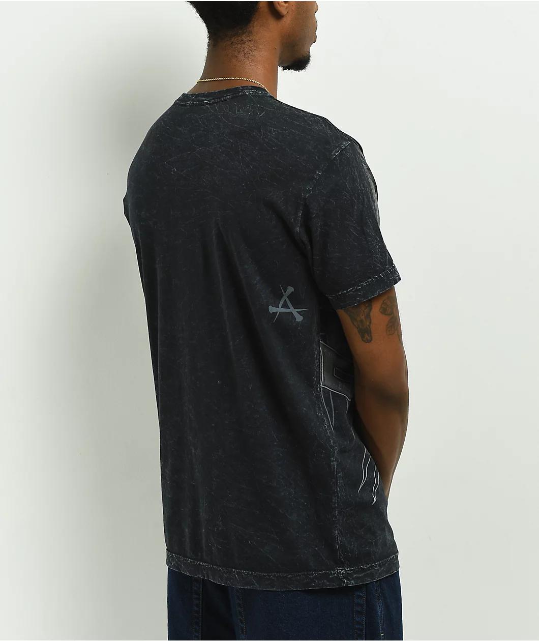 Affliction Nordic Frost Black T-Shirt Product Image