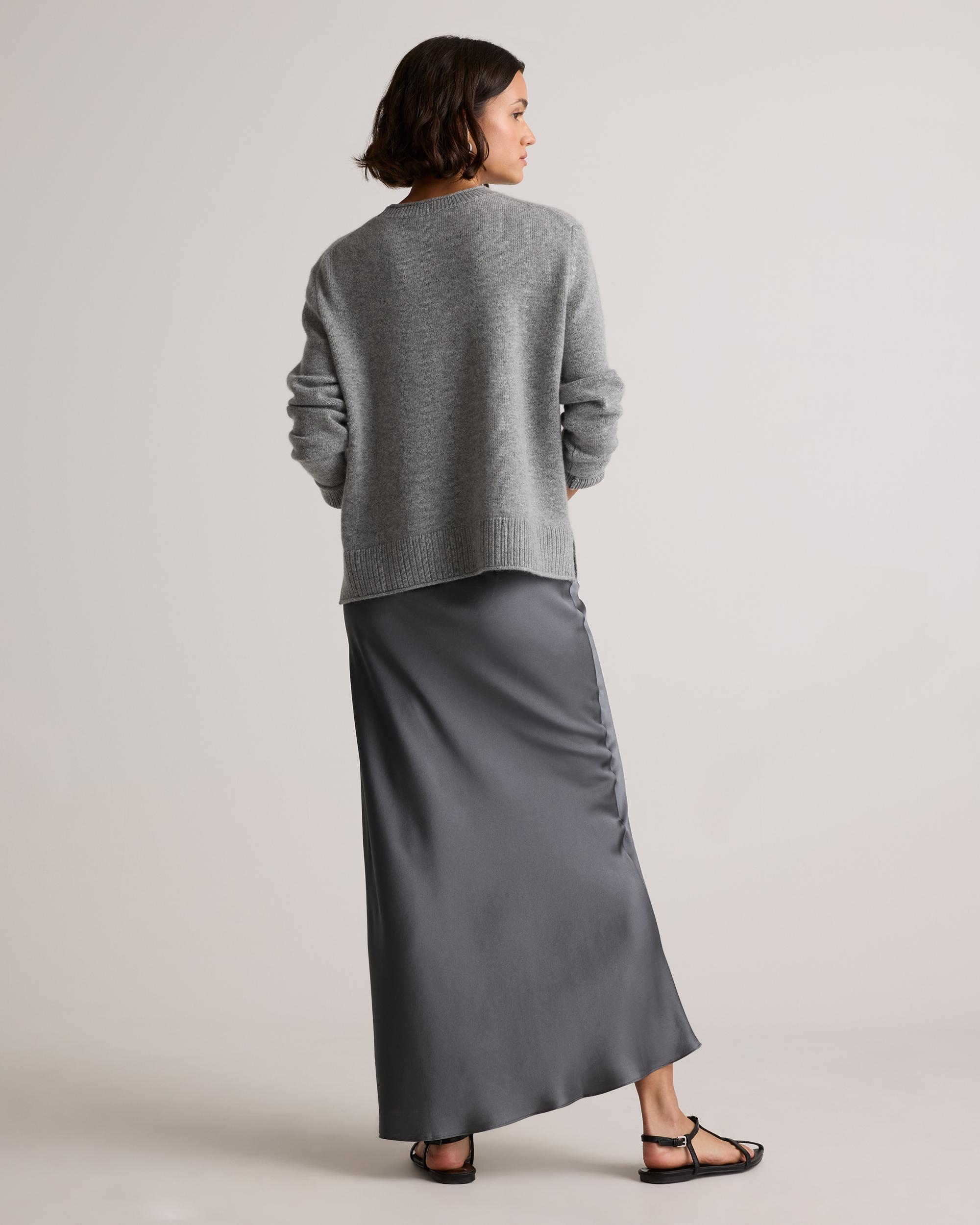 Quince | Women's Mongolian Cashmere Boxy Crewneck Sweater Size XS Product Image