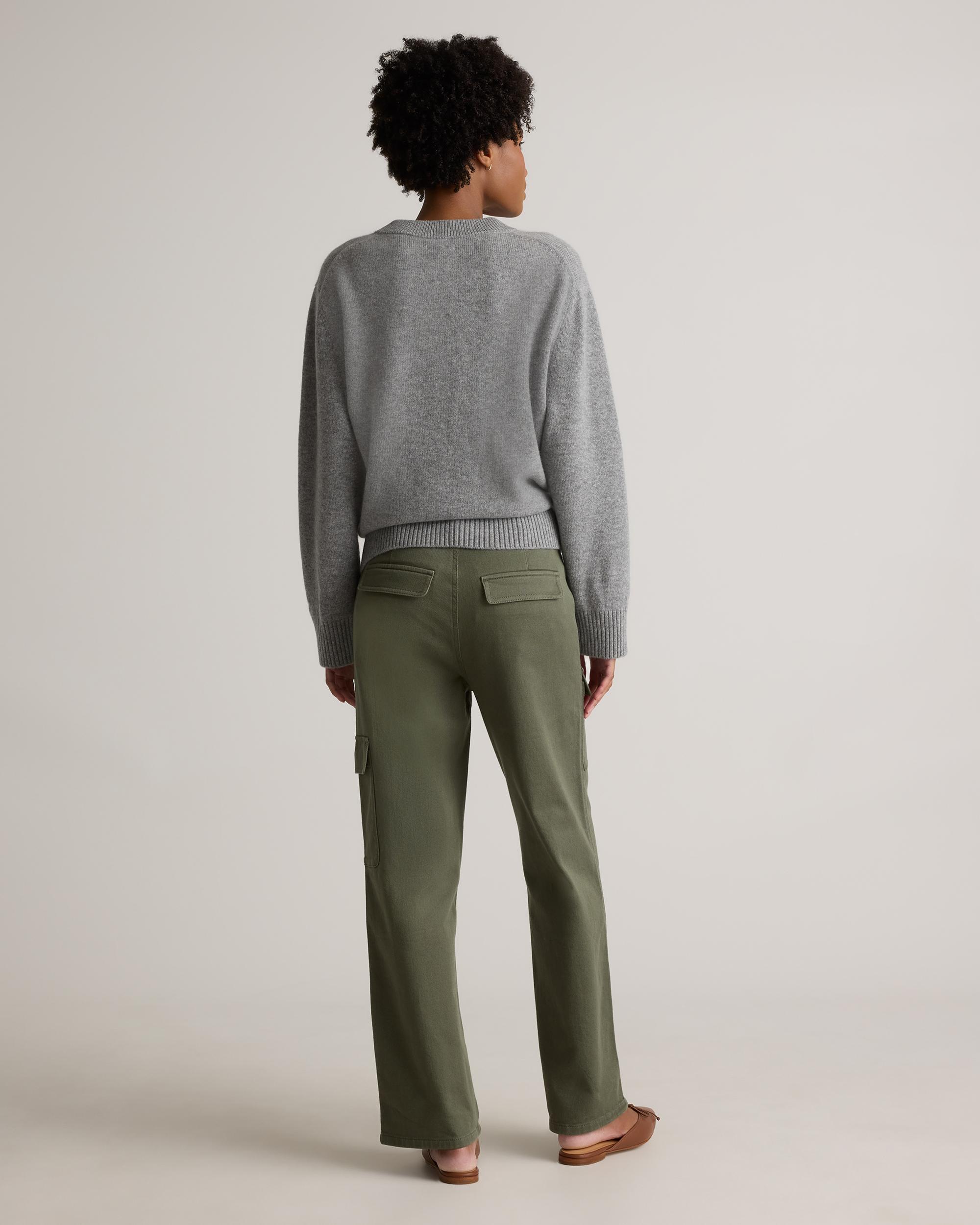 Quince | Women's Organic Stretch Cotton Twill Cargo Pants Organic Cotton Product Image