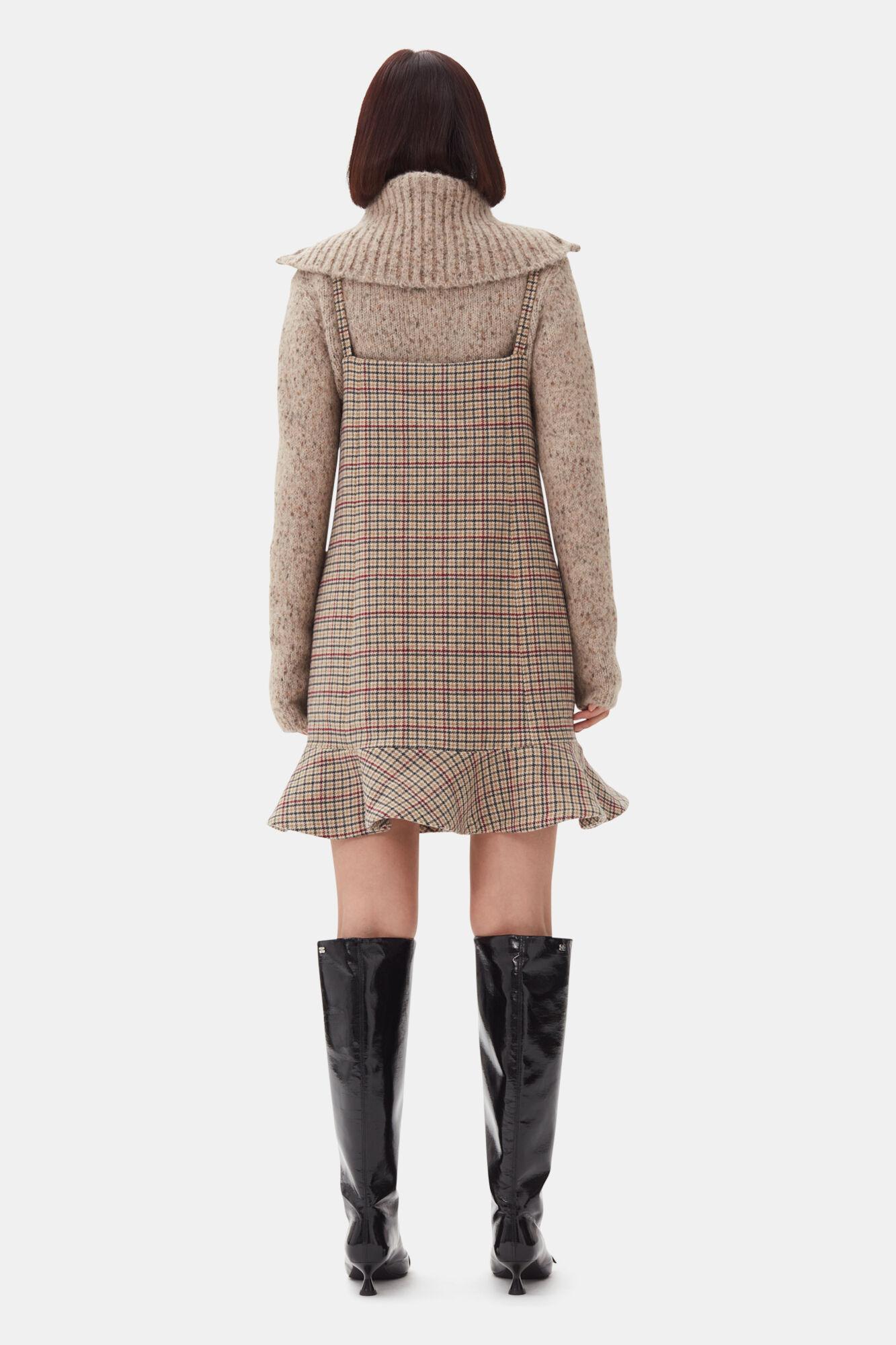 Check Mini Dress Product Image