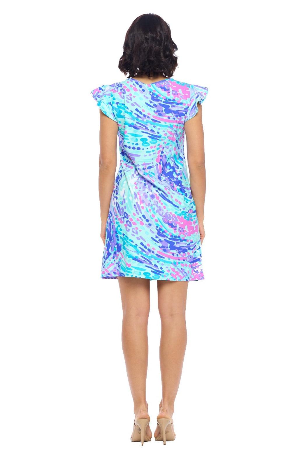 Mint Cutout Shift Dress Product Image