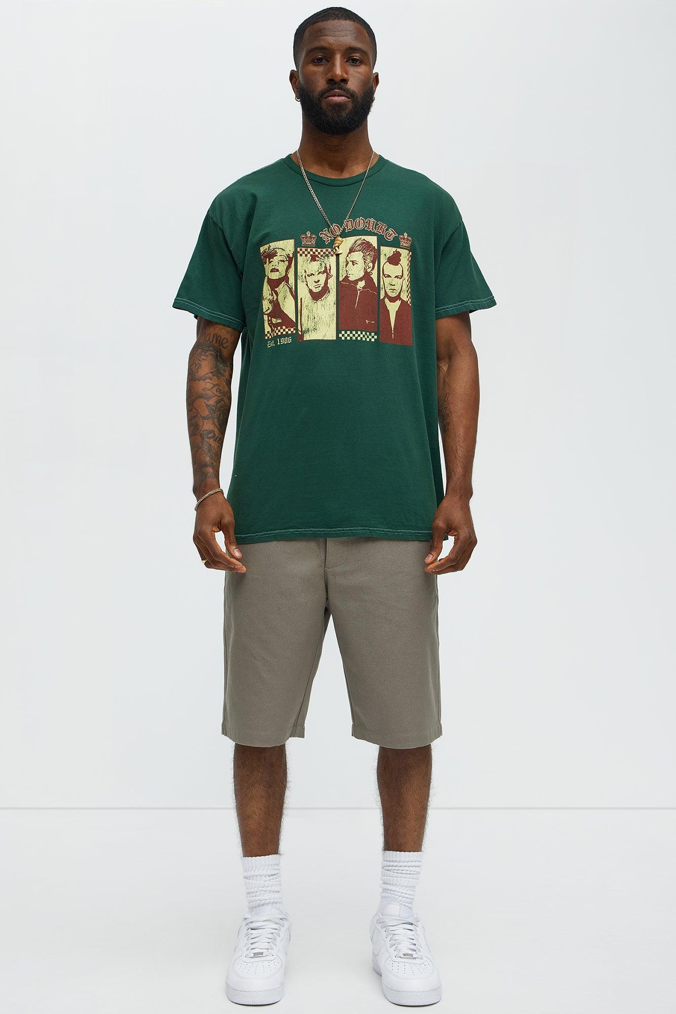 No Doubt Hella Good Short Sleeve Tee - Hunter Green Product Image