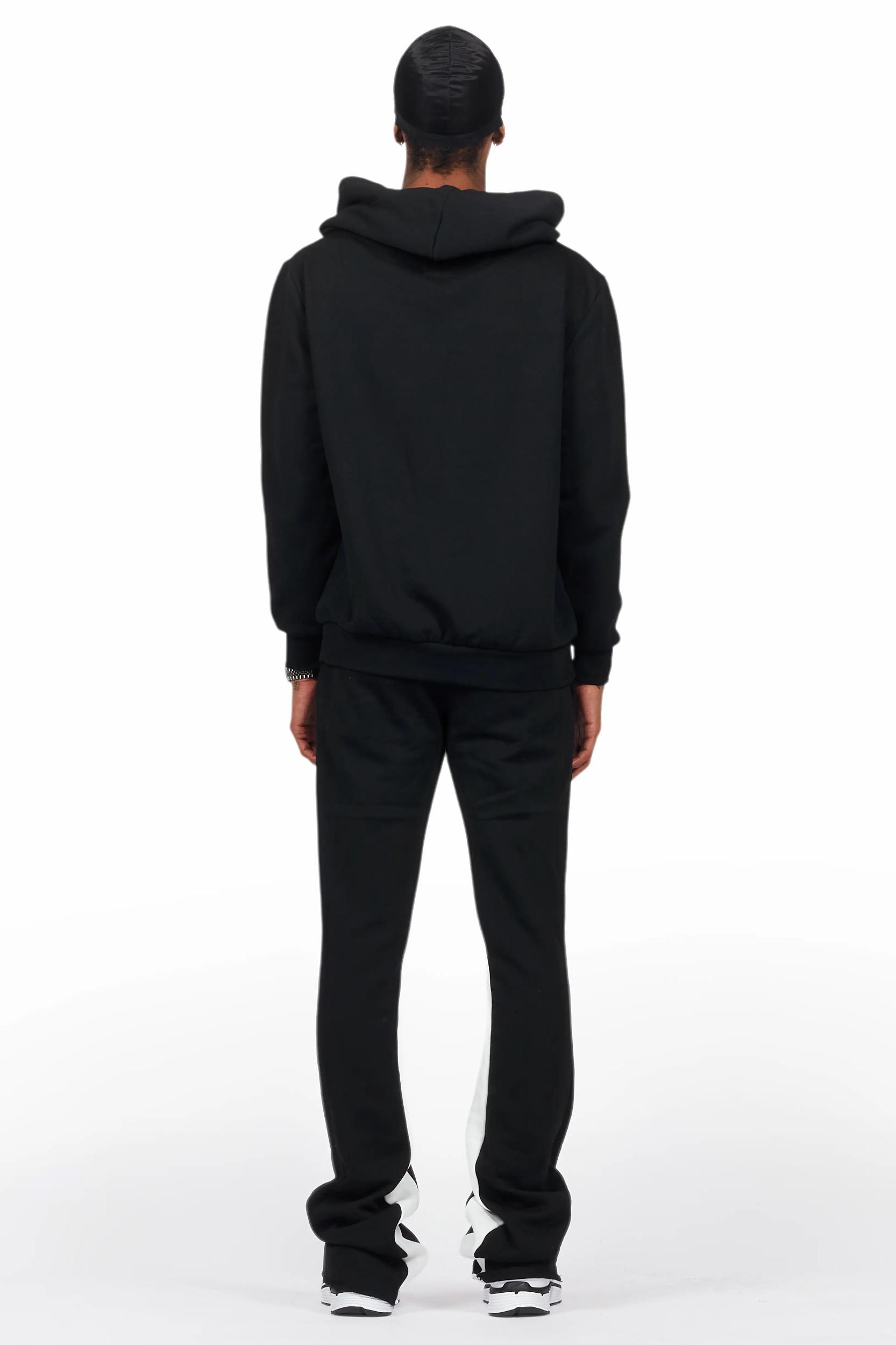 Briggs Black Hoodie/Baggy Fit Pant Set Male Product Image