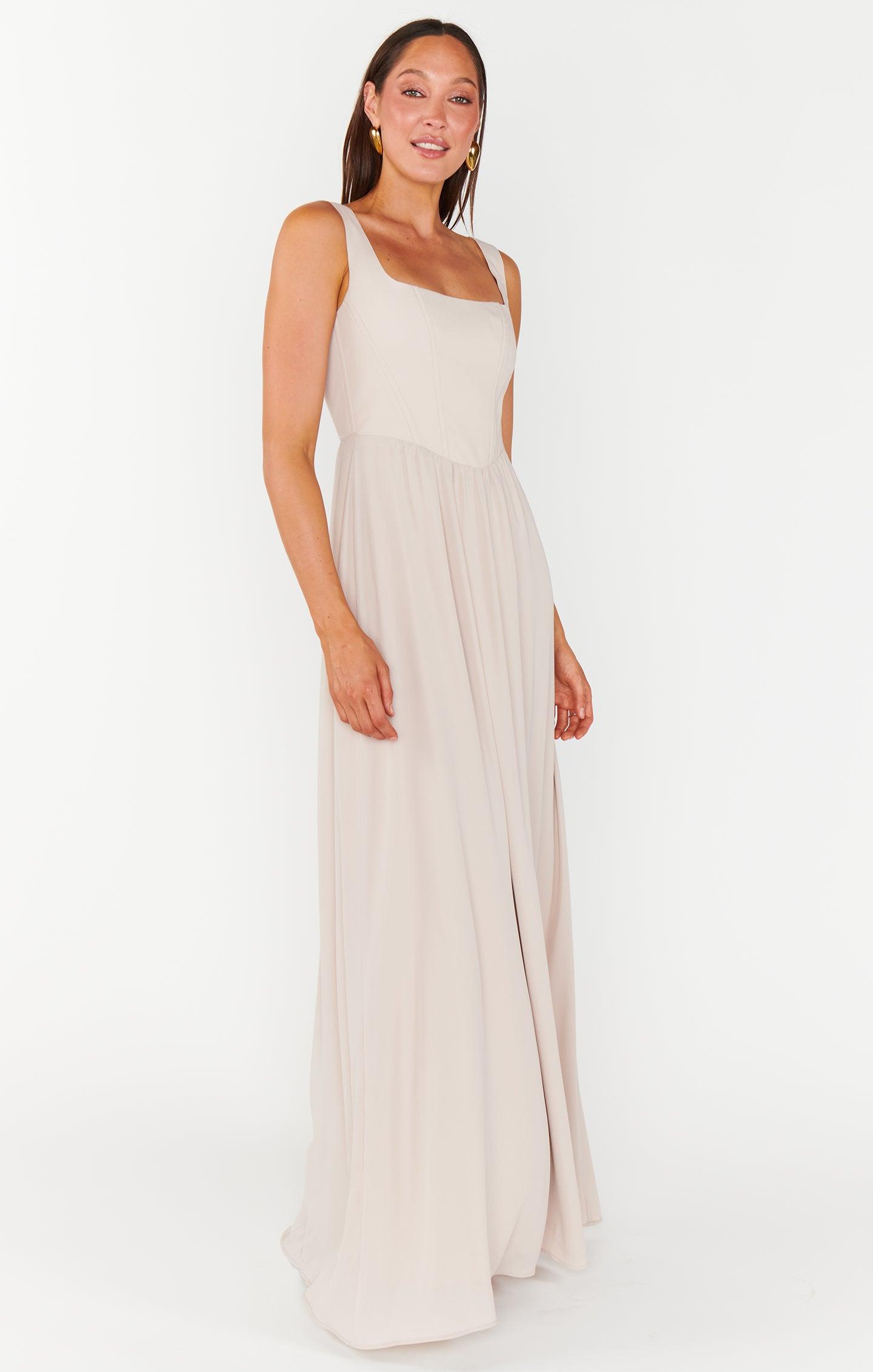 Nina Maxi Dress ~ Show Me the Ring Crisp Product Image