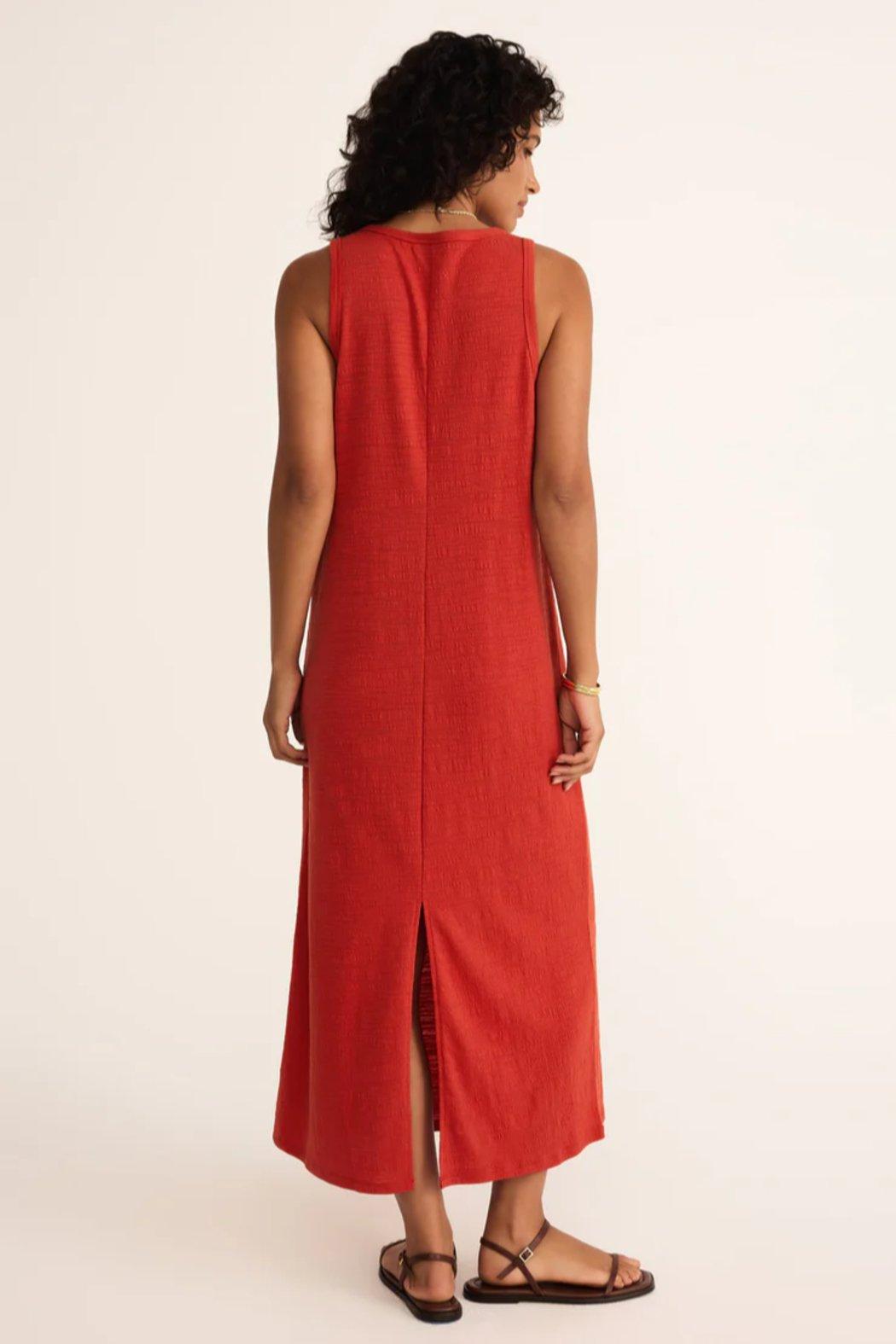 Mystic Textured Midi Dress Product Image