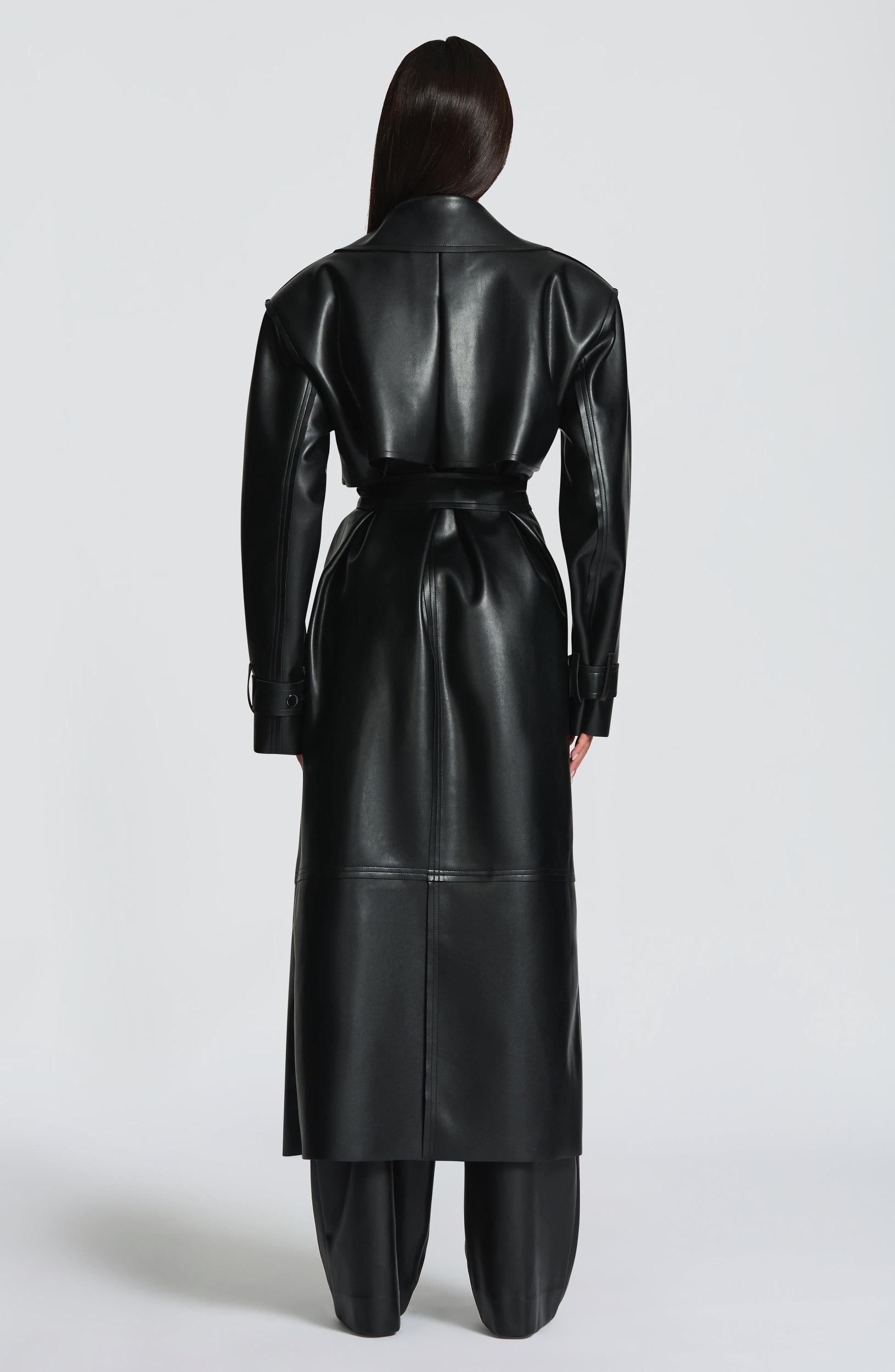 Bridget Trench Coat - Black Product Image