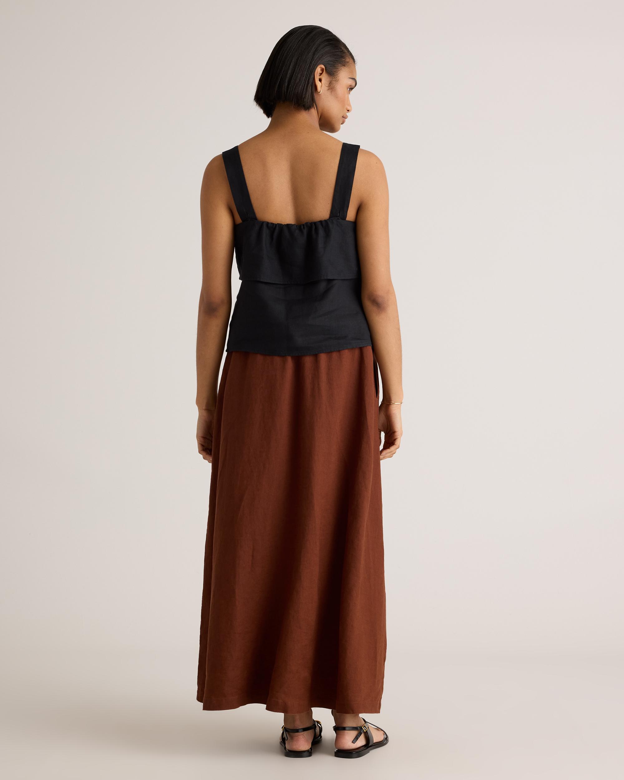 Quince | Women's 100% European Linen Square Neck Tank Top Product Image