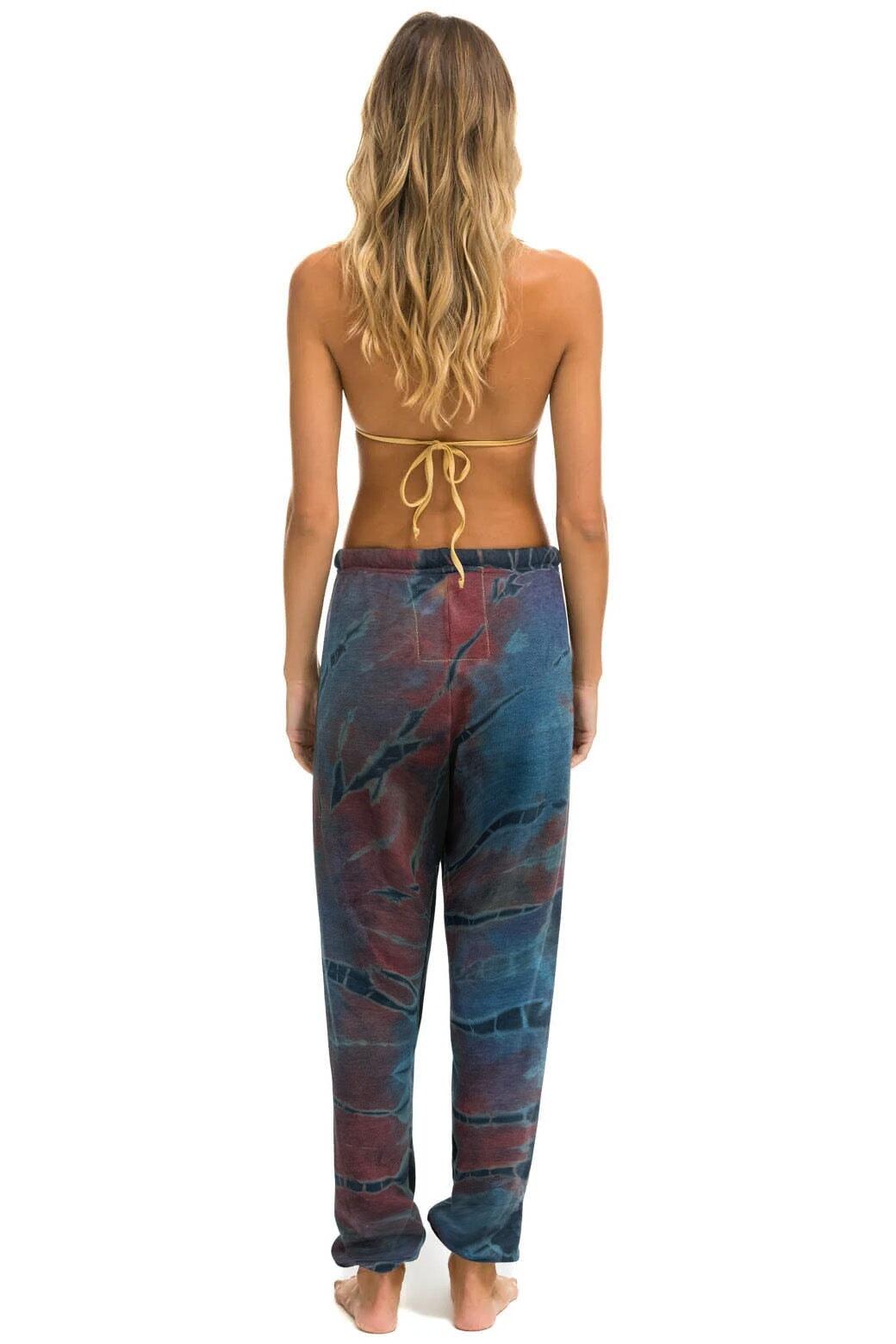 HAND DYED SWEATPANTS - TIE DYE MULTI Female Product Image