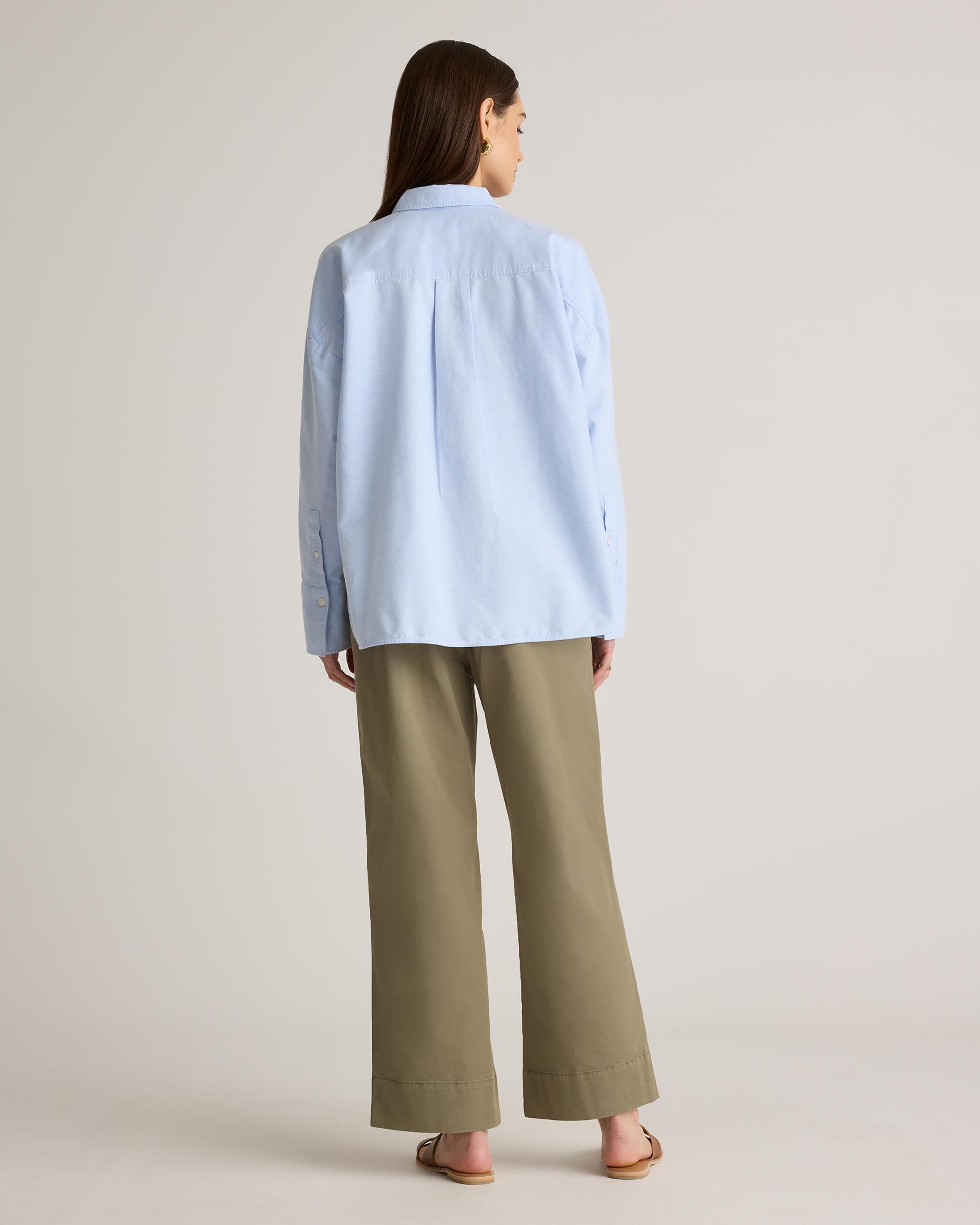 Quince | Women's Boxy Oxford Shirt Size XL, Organic Cotton Product Image