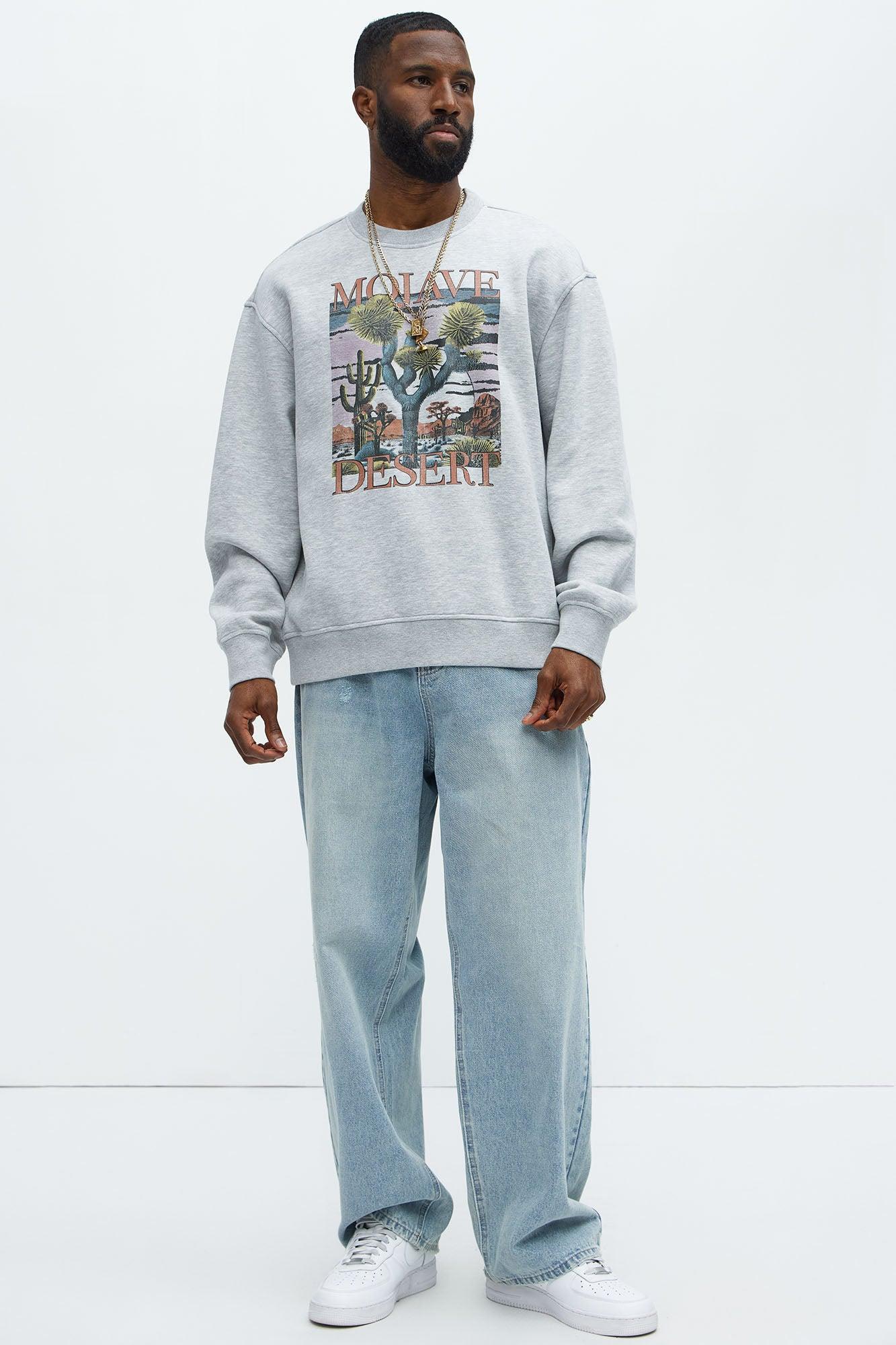 Tyson Mojave Desert Crewneck Sweatshirt - Heather Grey Product Image