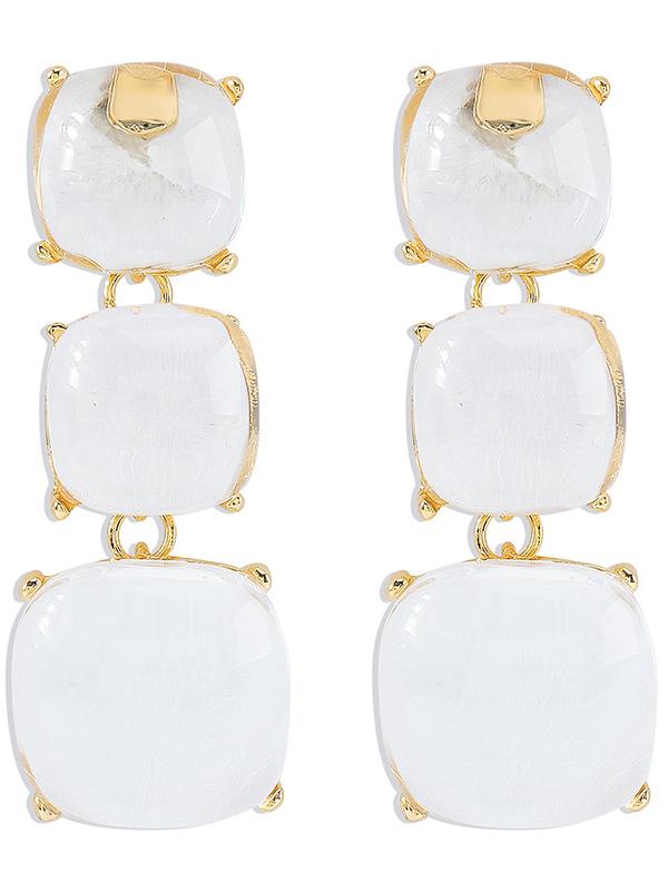 Geometric Drop Earrings Earrings Accessories Product Image