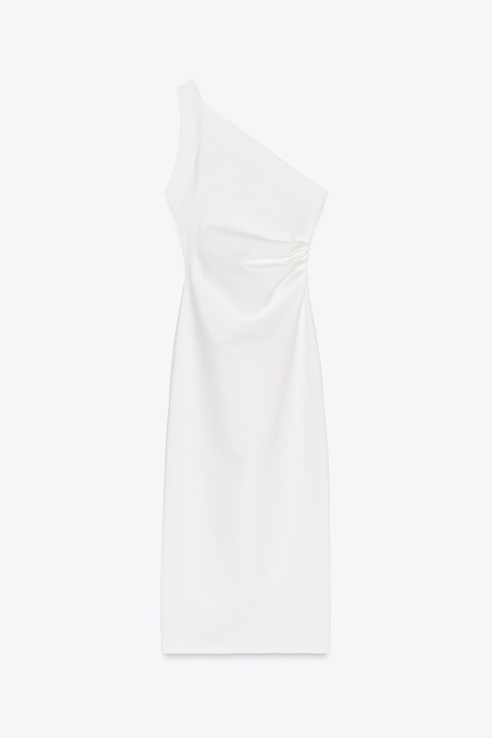 ASYMMETRIC MIDI DRESS Product Image