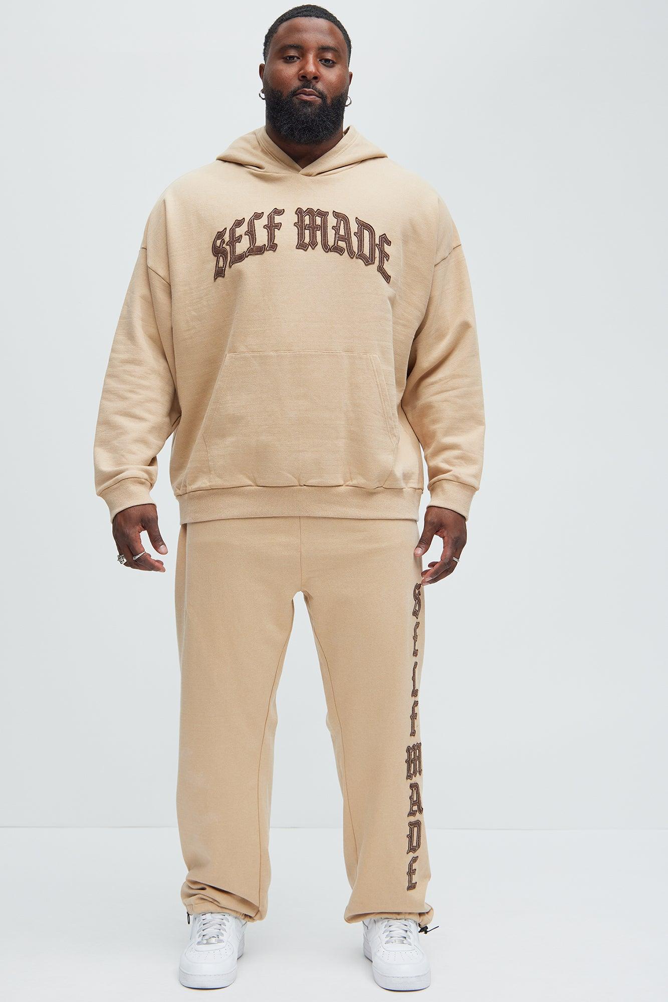 Respectfully Self Made Hoodie - Khaki Product Image