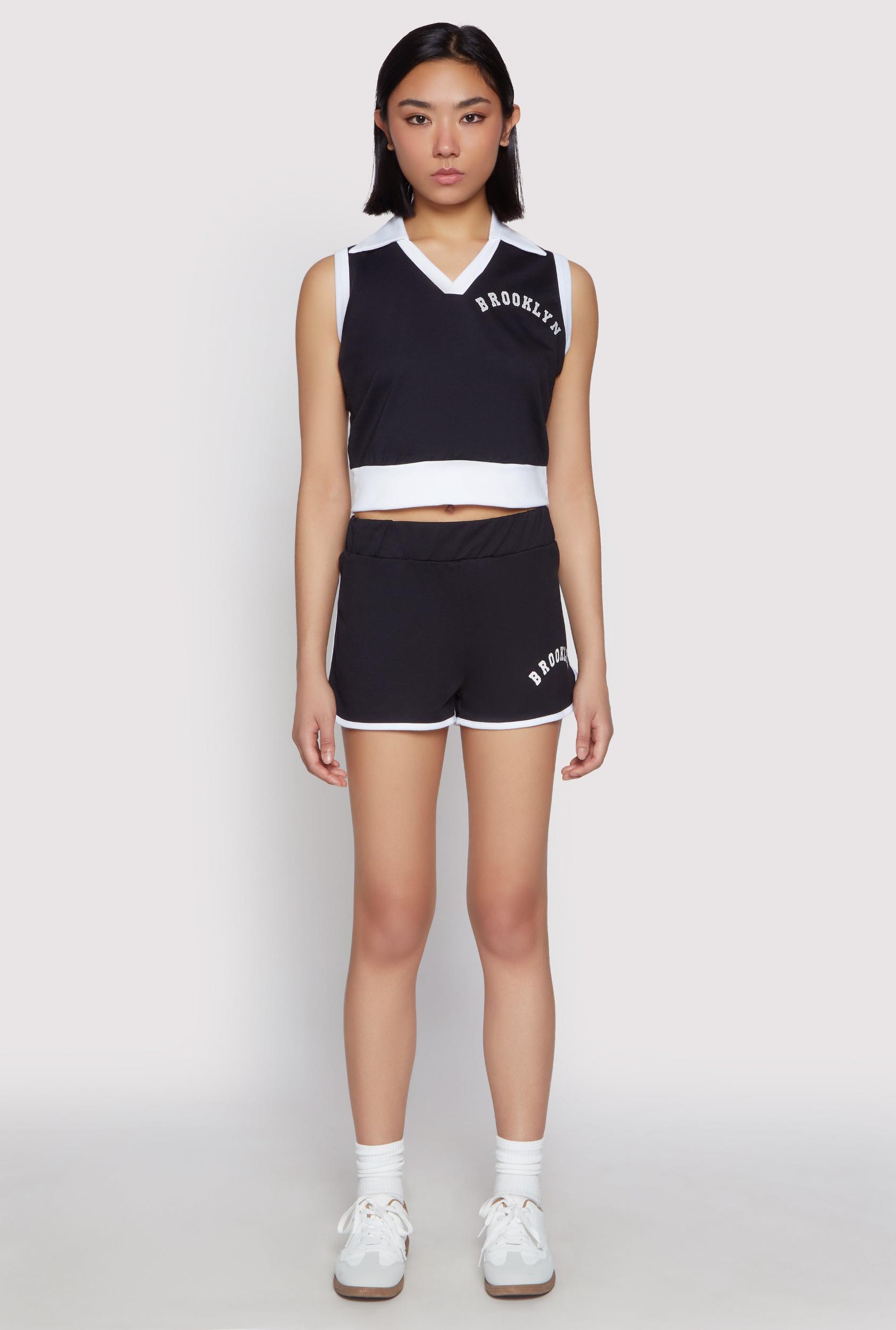 Womens Brooklyn Sleeveless Johnny Collar Top Product Image