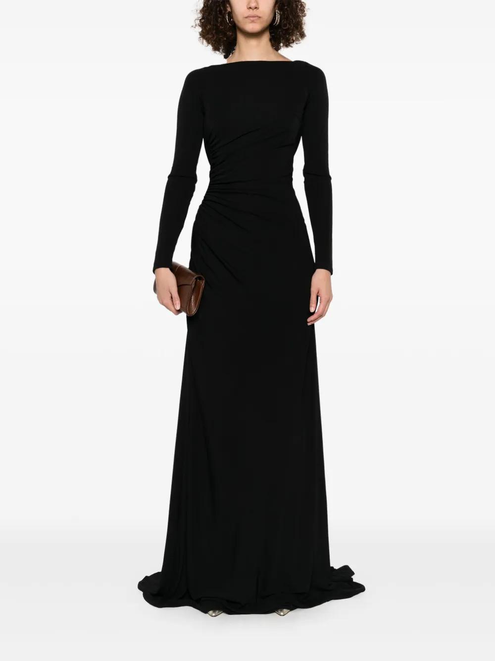 cowl-neck maxi dress Product Image