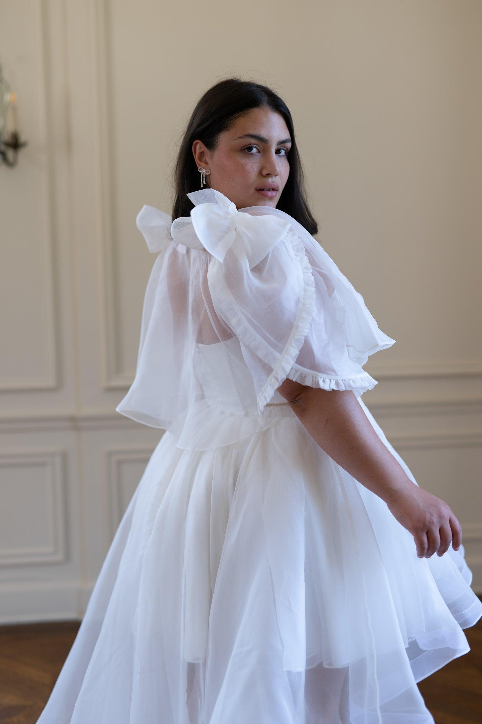 The Ivory Dreamgirl Capelet Product Image