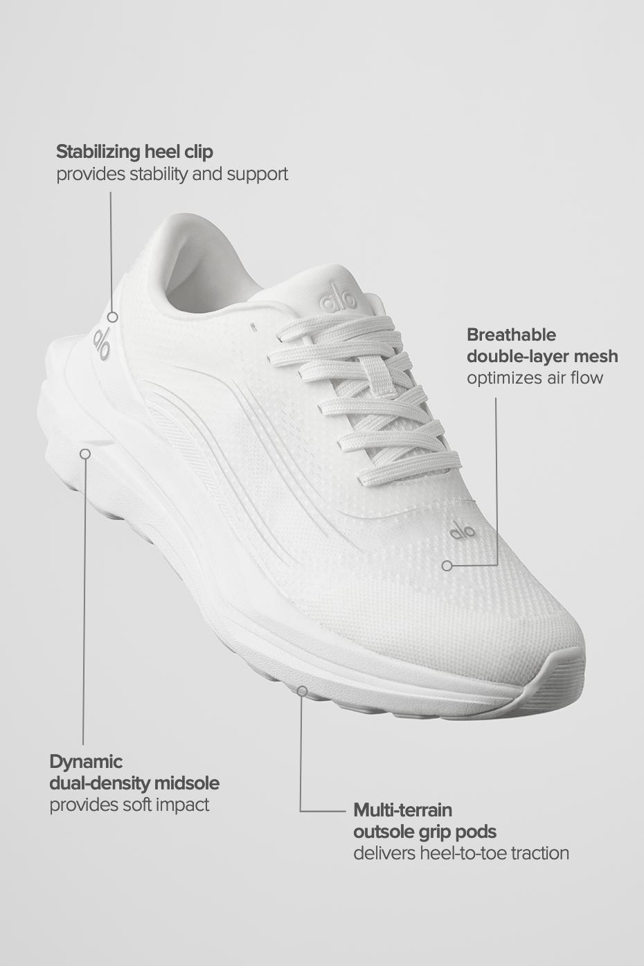 Alo Runner - White/White Product Image