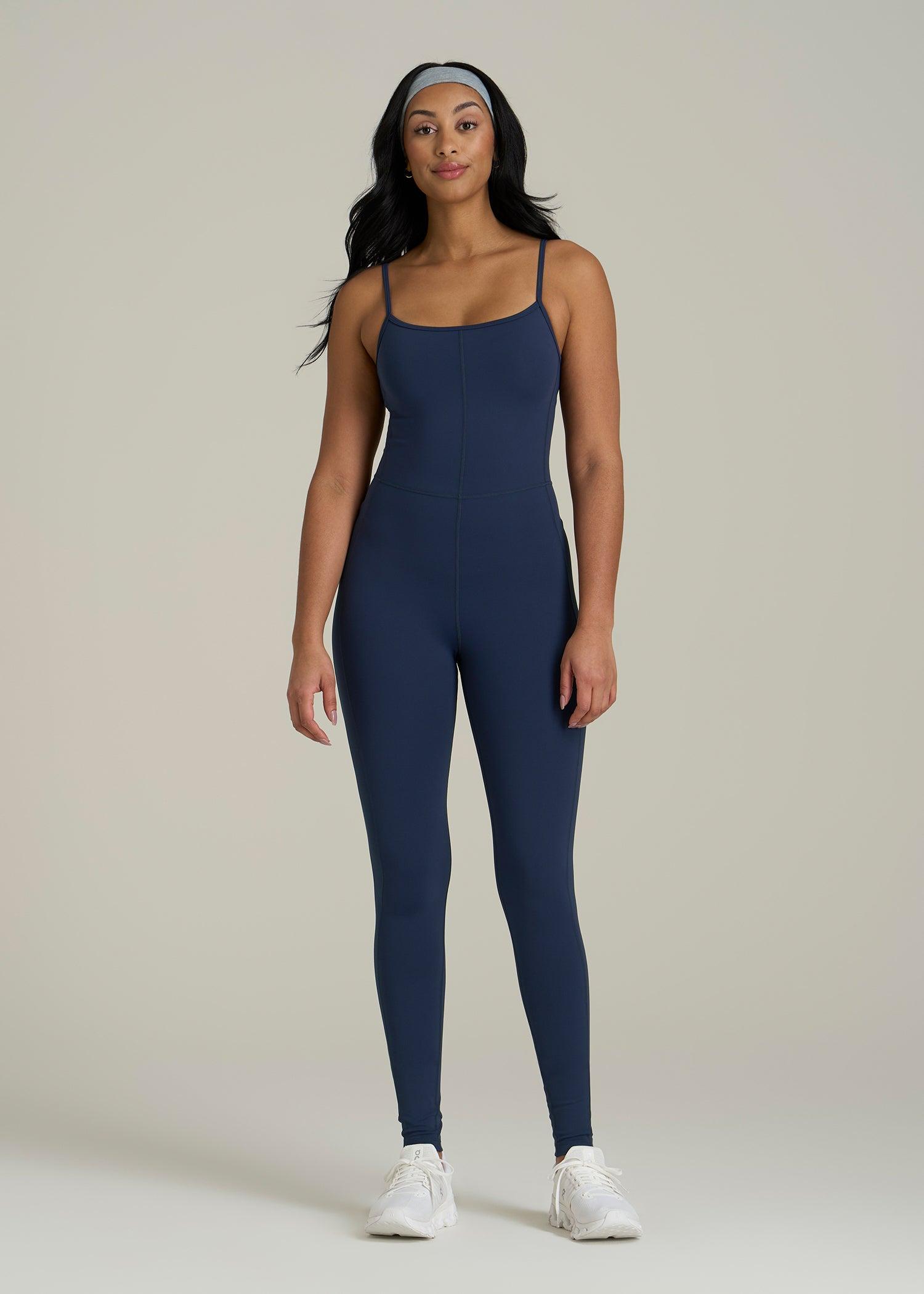 Balance Spaghetti Strap Jumpsuit for Tall Women in Regal Blue Female Product Image
