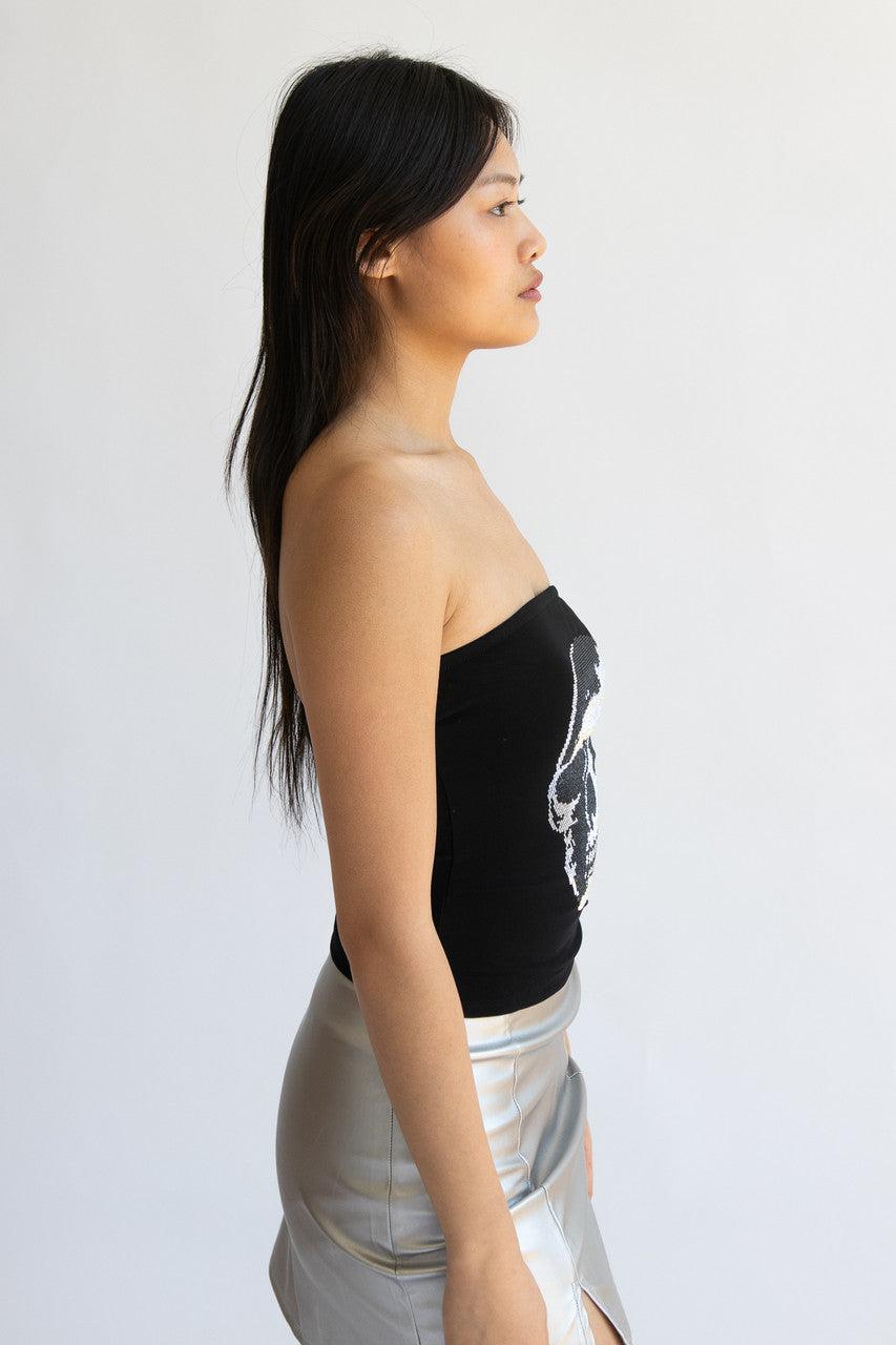 Crystal Skull Tube Top Product Image