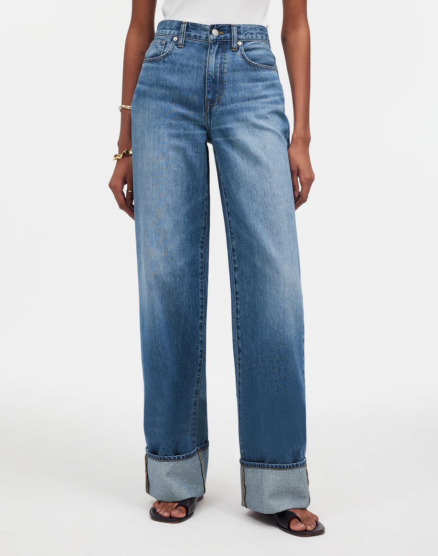 Superwide-Leg Jeans in Fannin Wash Product Image