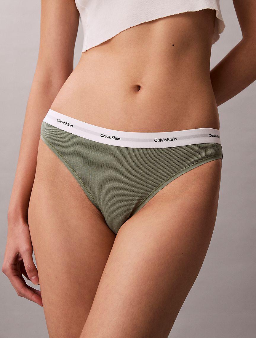 Cotton Stretch Rib Bikini Product Image