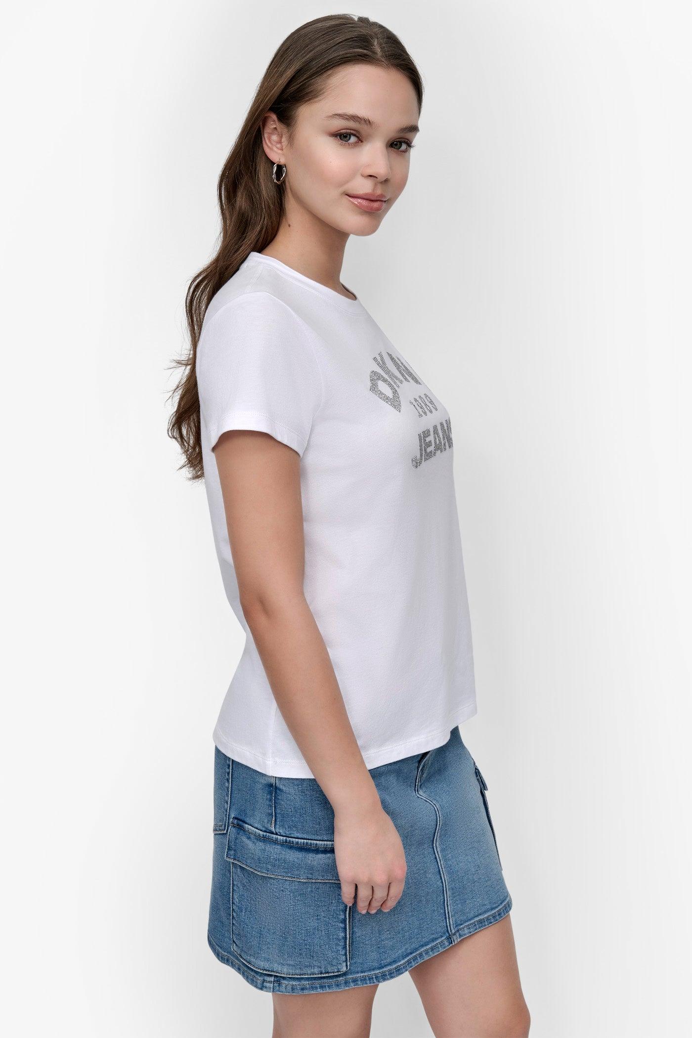 RHINESTONE LOGO TEE Product Image