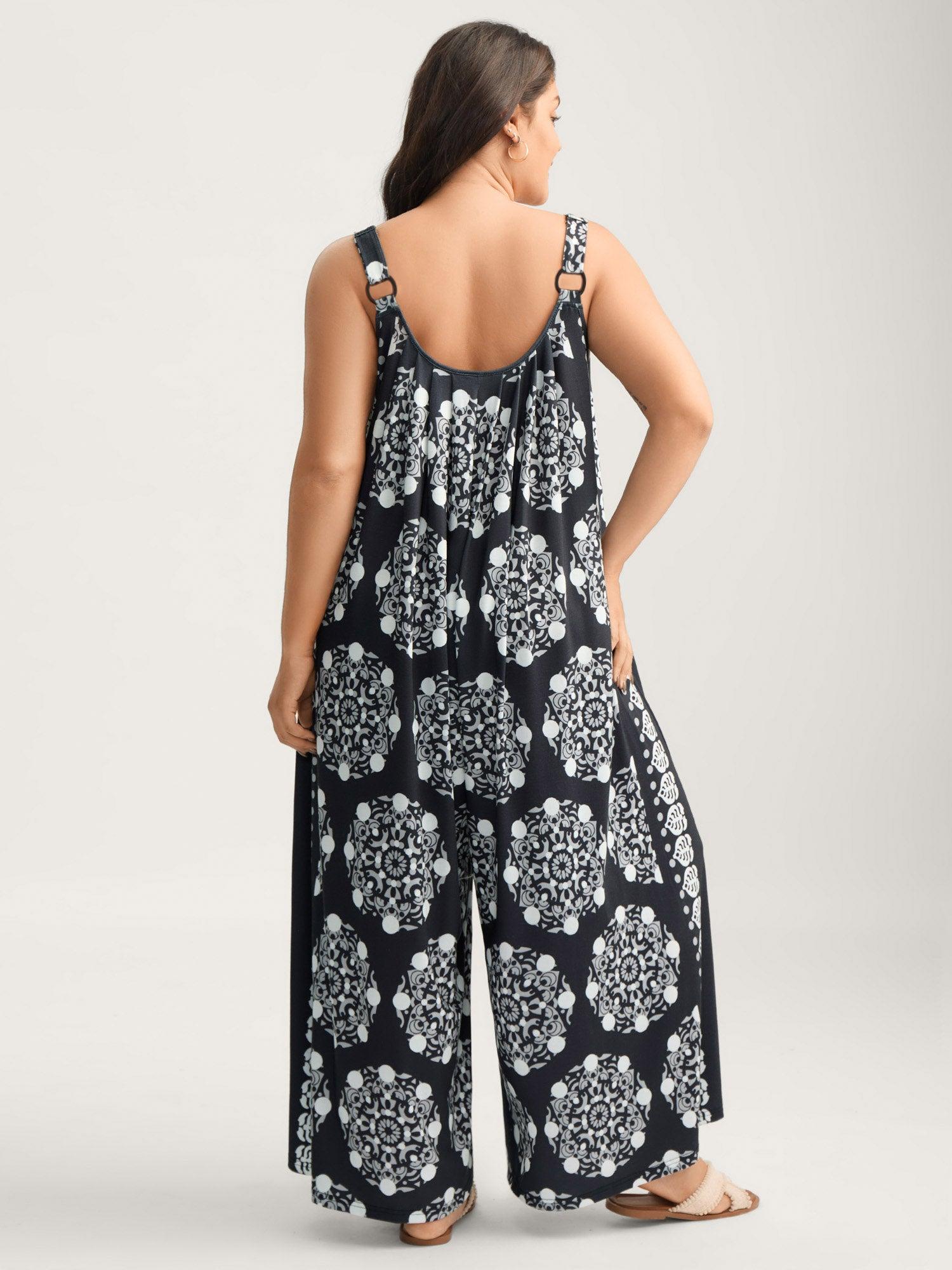 Sunkissed Stretchy Adjustable Strap Jumpsuit Female Product Image