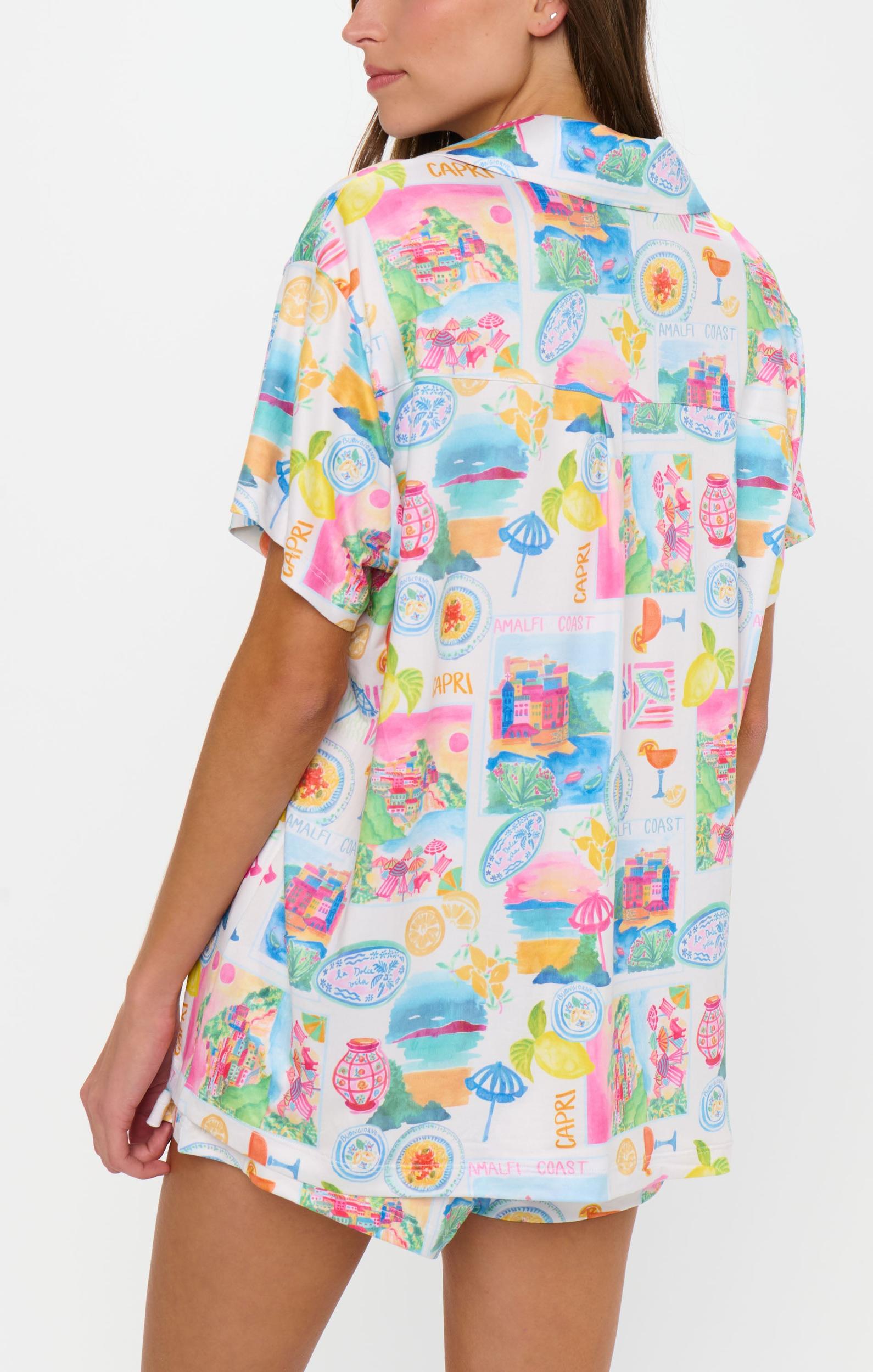 Destin Top ~ Amalfi Coast Rib Scrunch Product Image