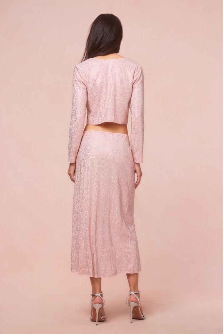 Samaria Crystal Midi Skirt Product Image