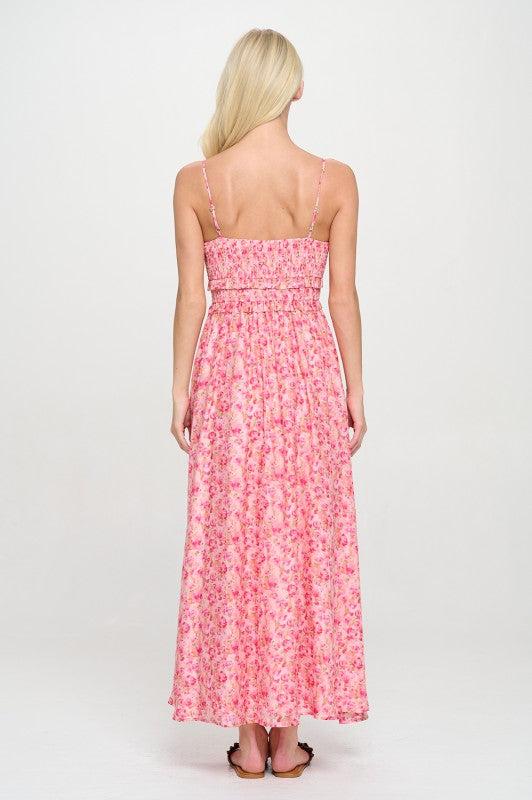 Rosy Breeze Maxi Dress Product Image
