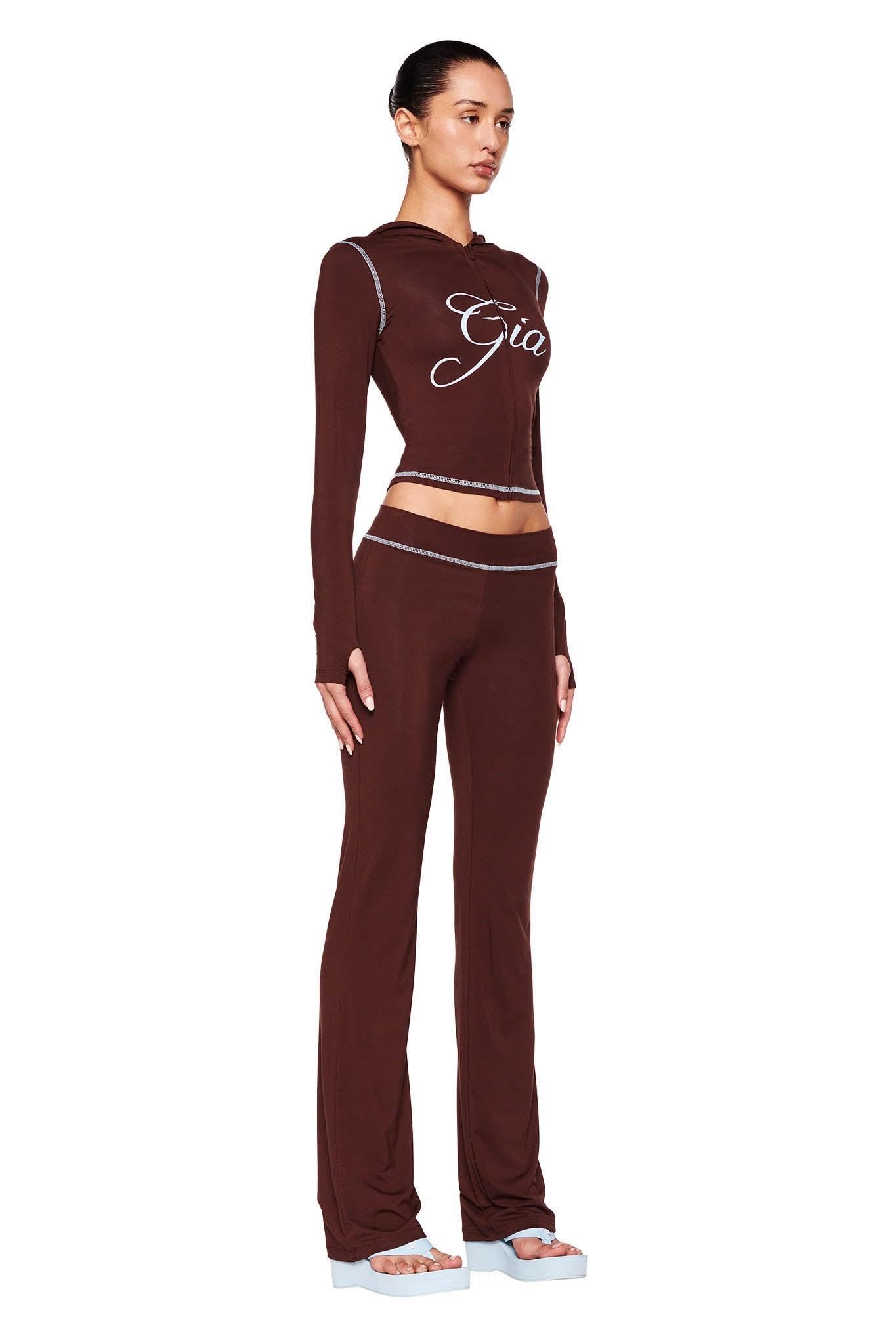 BLARE HOODIE - BROWN Product Image