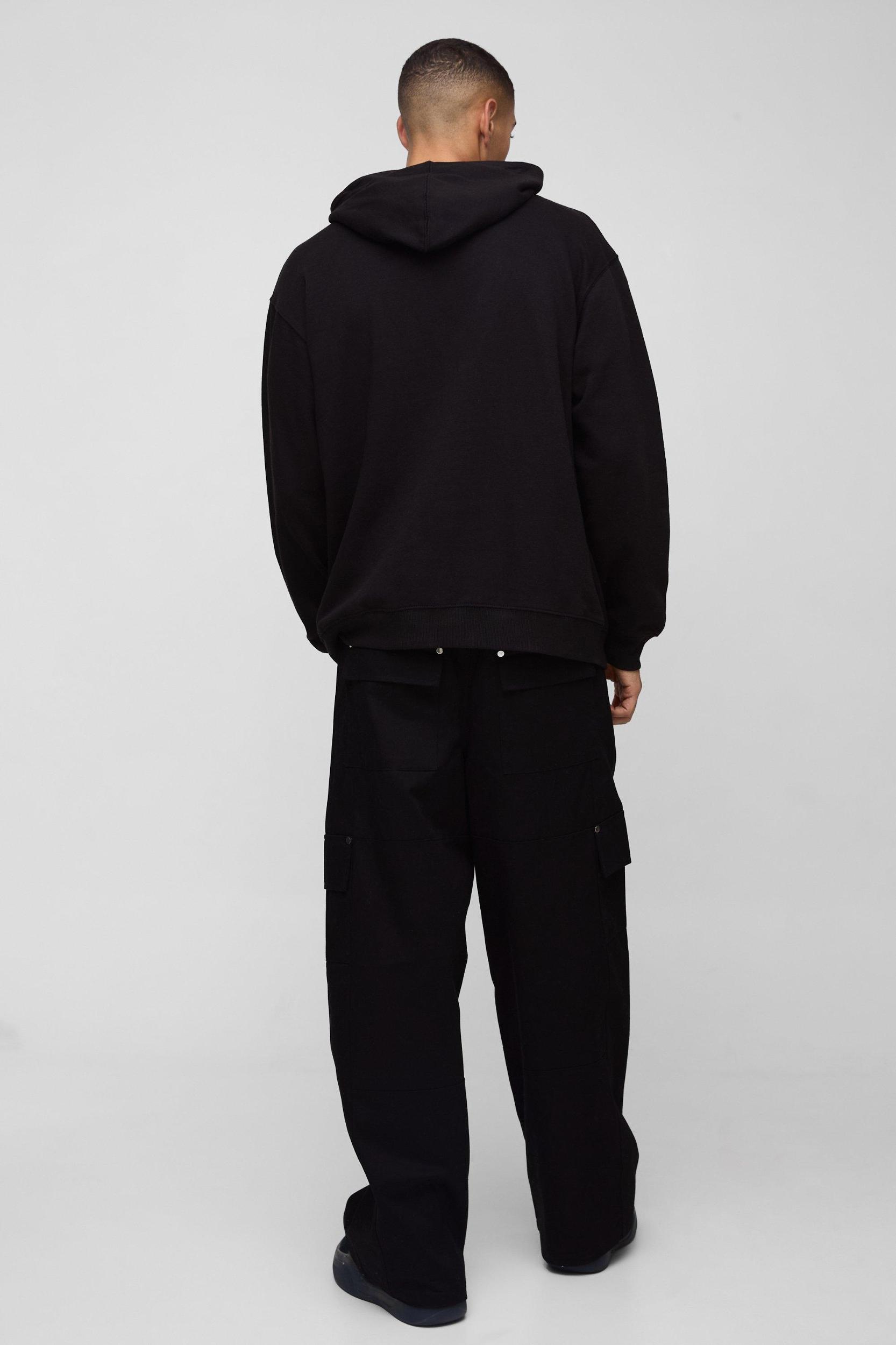 Oversized Renaissance Graphic Hoodie | boohooMAN USA Product Image