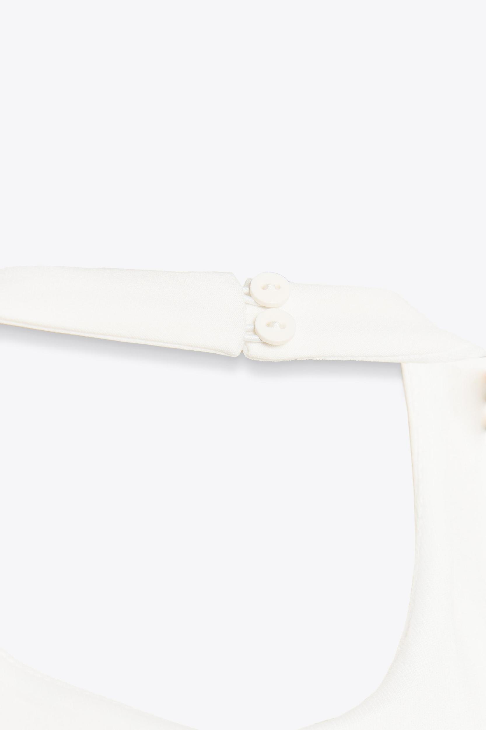 SHORT HALTER GODET DRESS Product Image