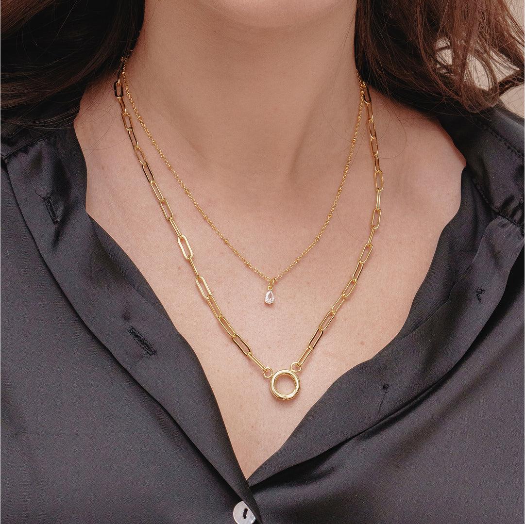 Linked Together Charm Necklace Product Image